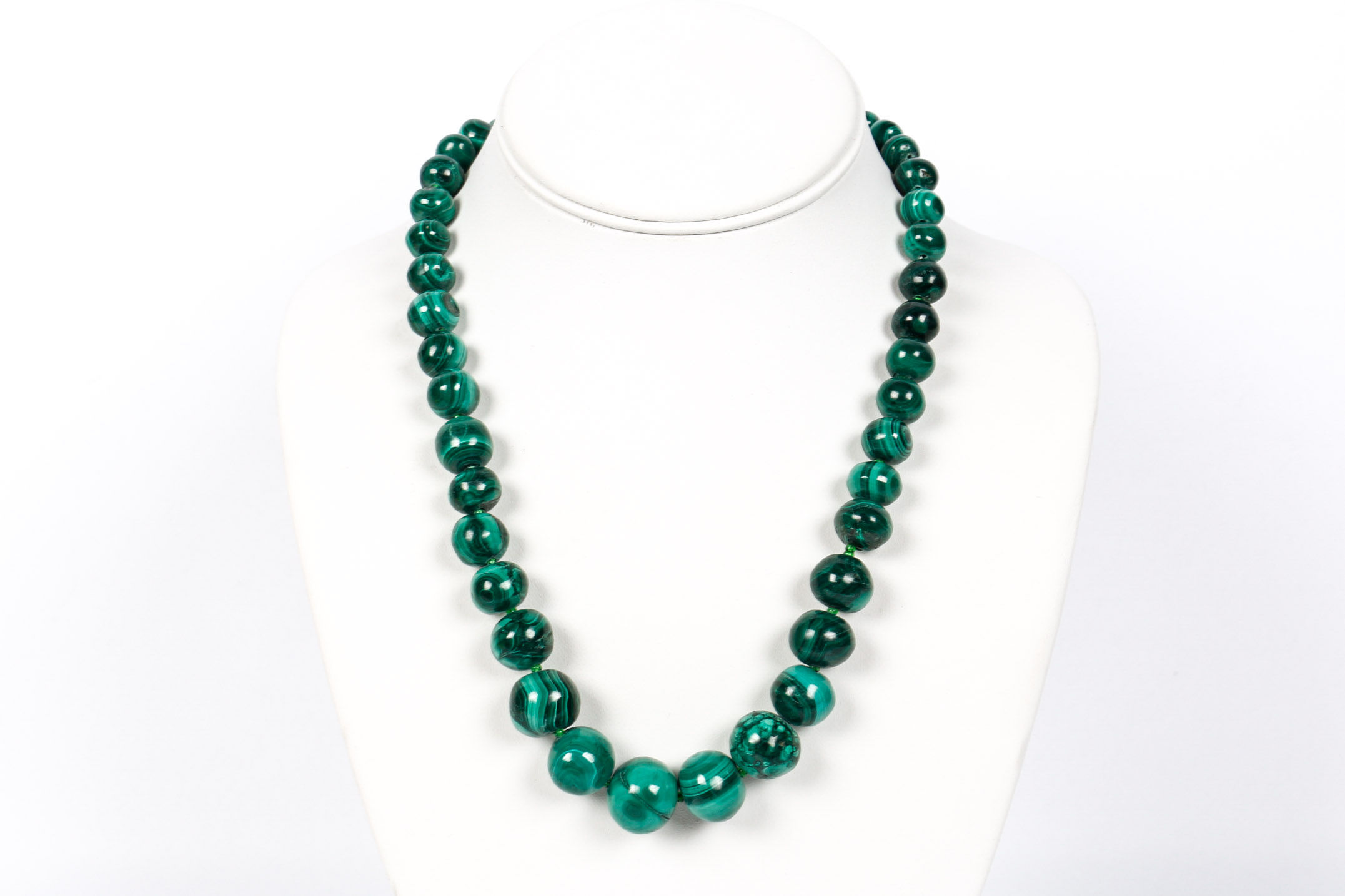 Malachite Beaded Necklace