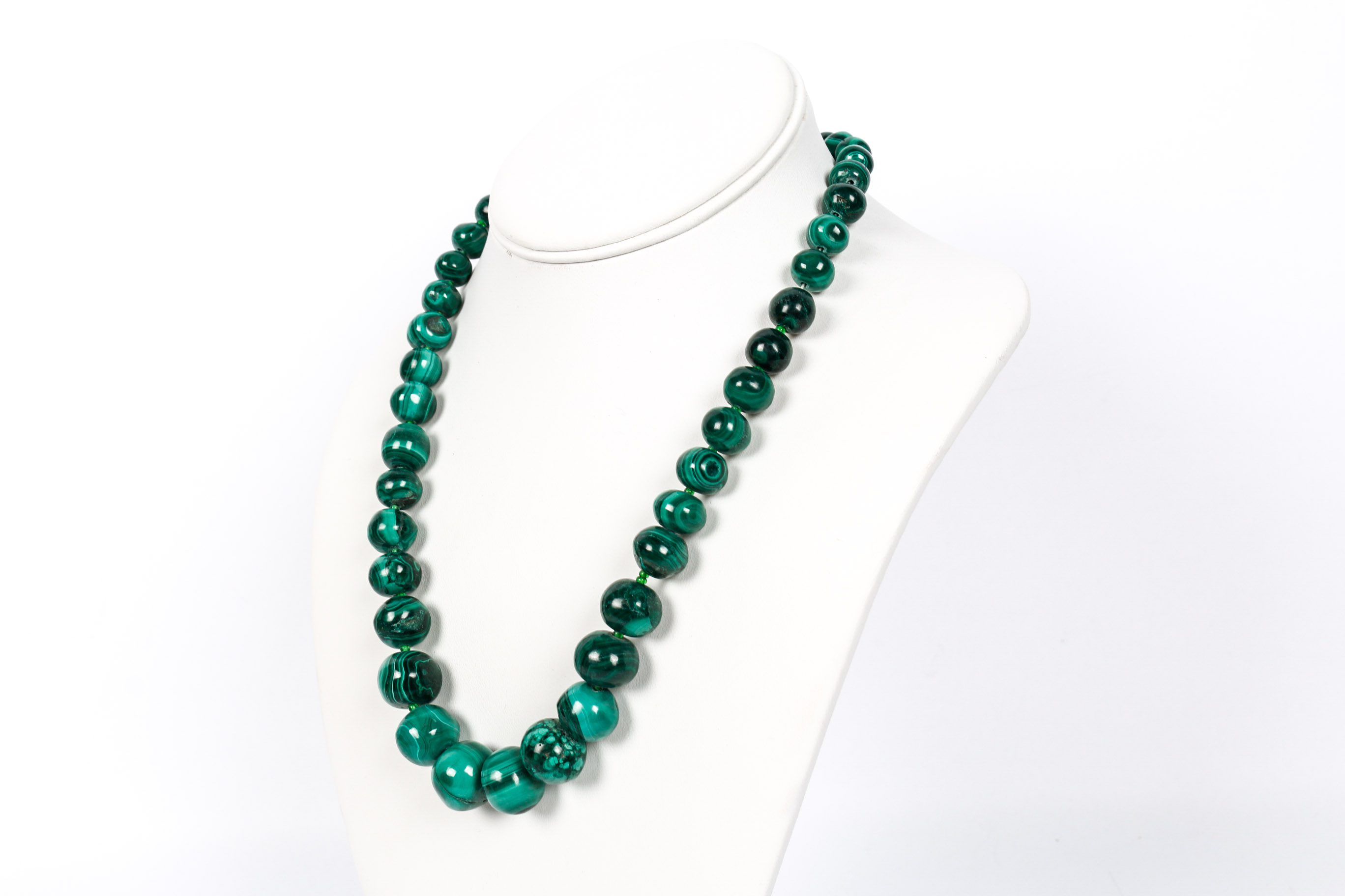 Malachite Beaded Necklace