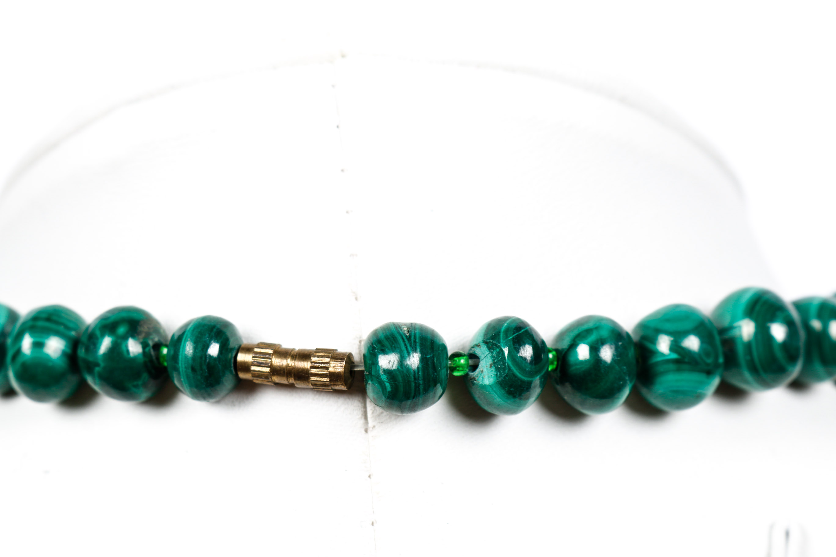 Malachite Beaded Necklace