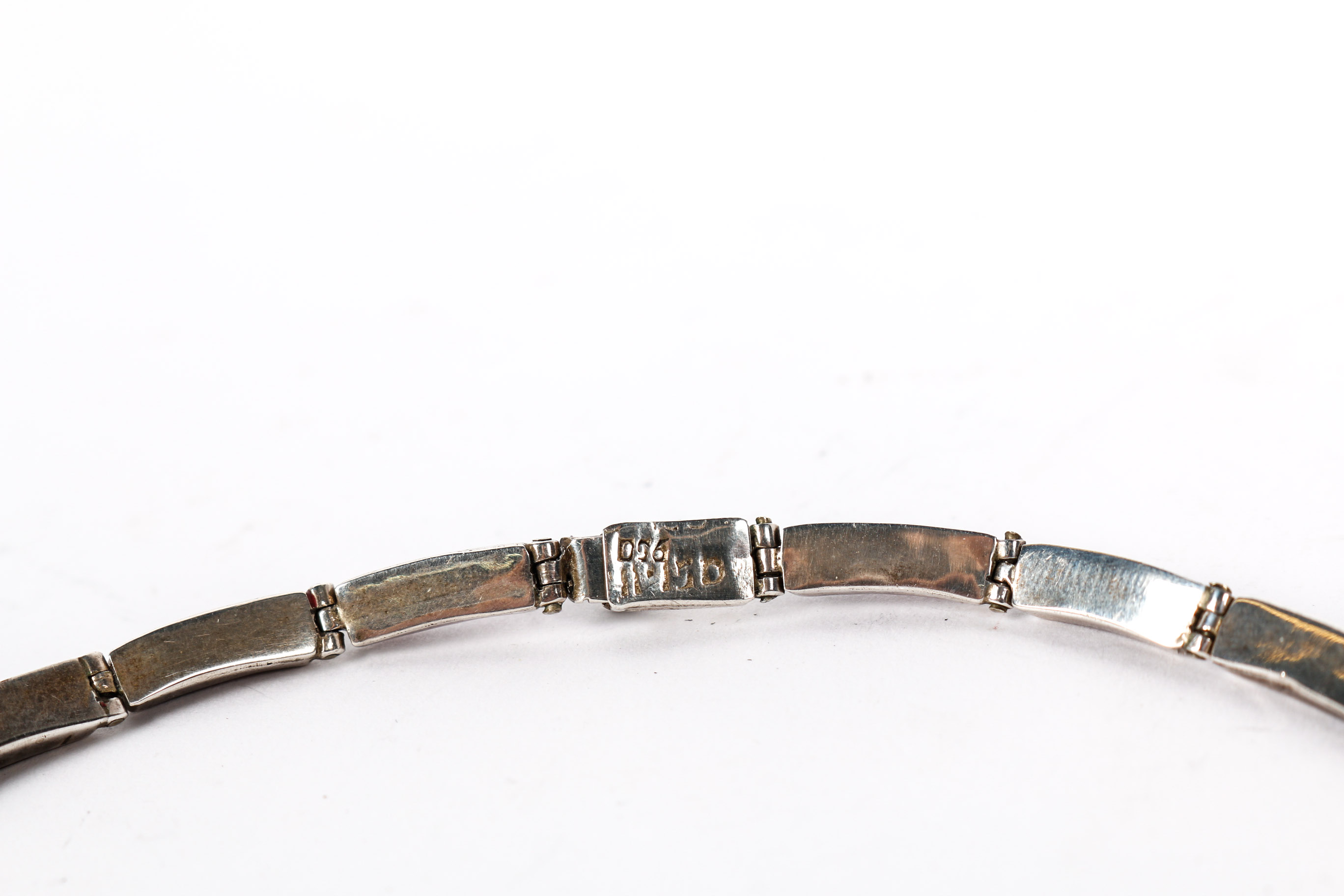 Sterling Silver and Jasper Necklace