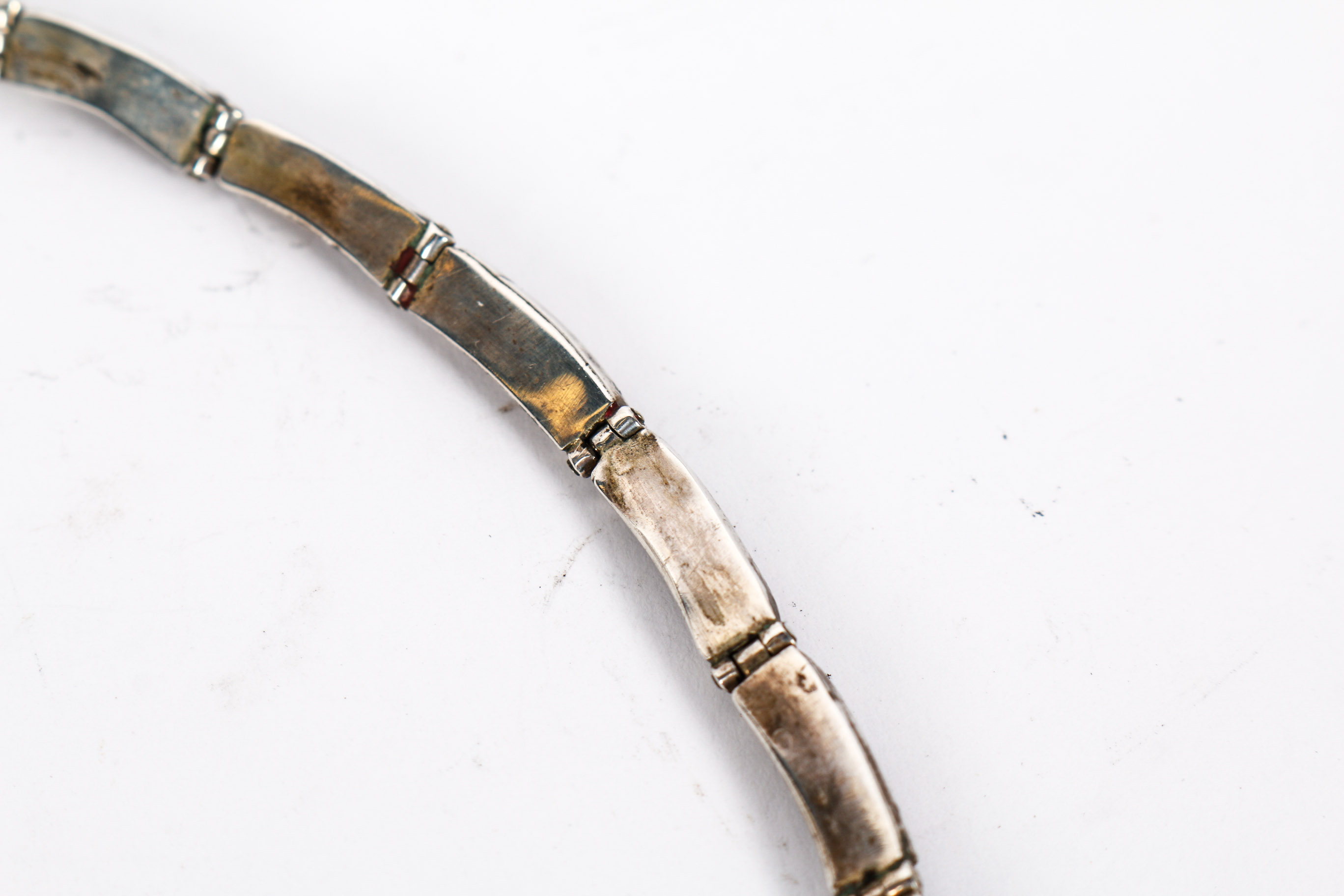 Sterling Silver and Jasper Necklace