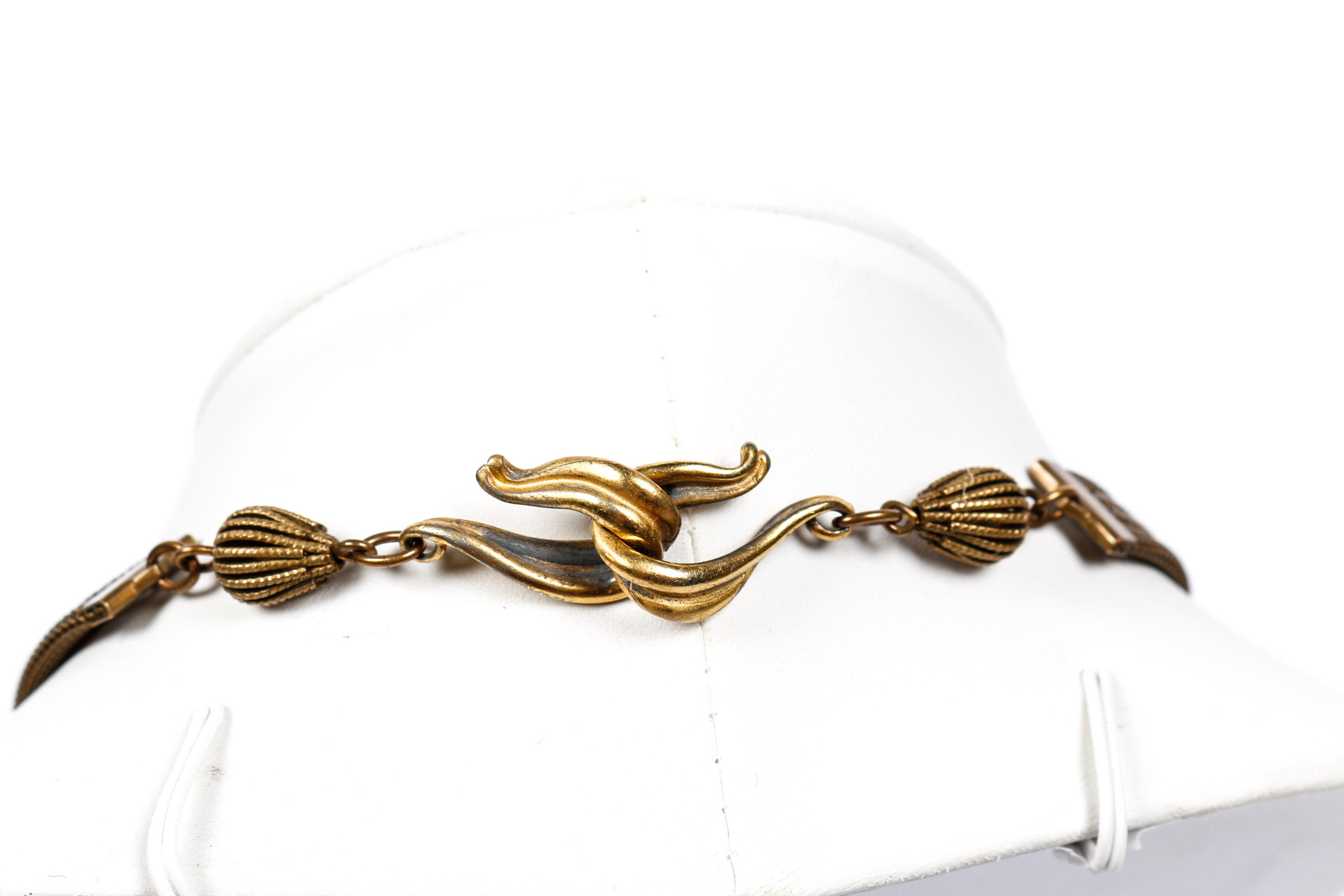 Vintage Egyptian Revival Necklace in The Style of Patrice Creations