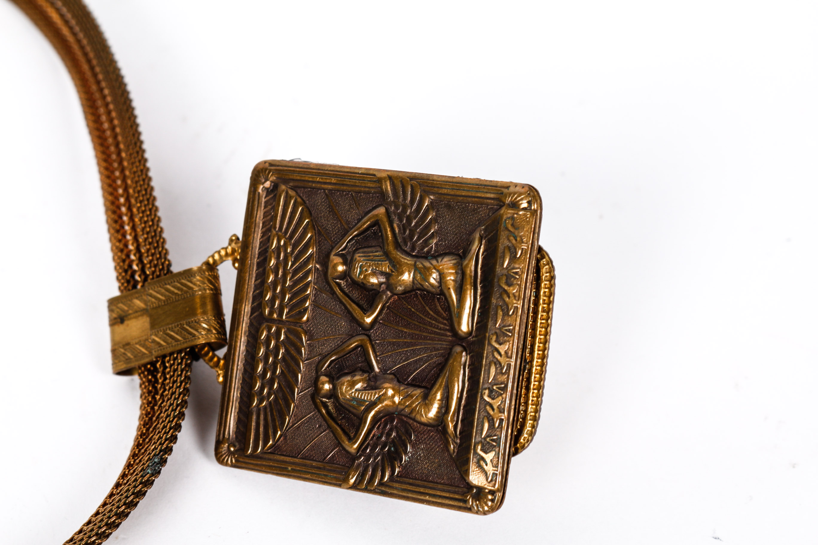 Vintage Egyptian Revival Necklace in The Style of Patrice Creations