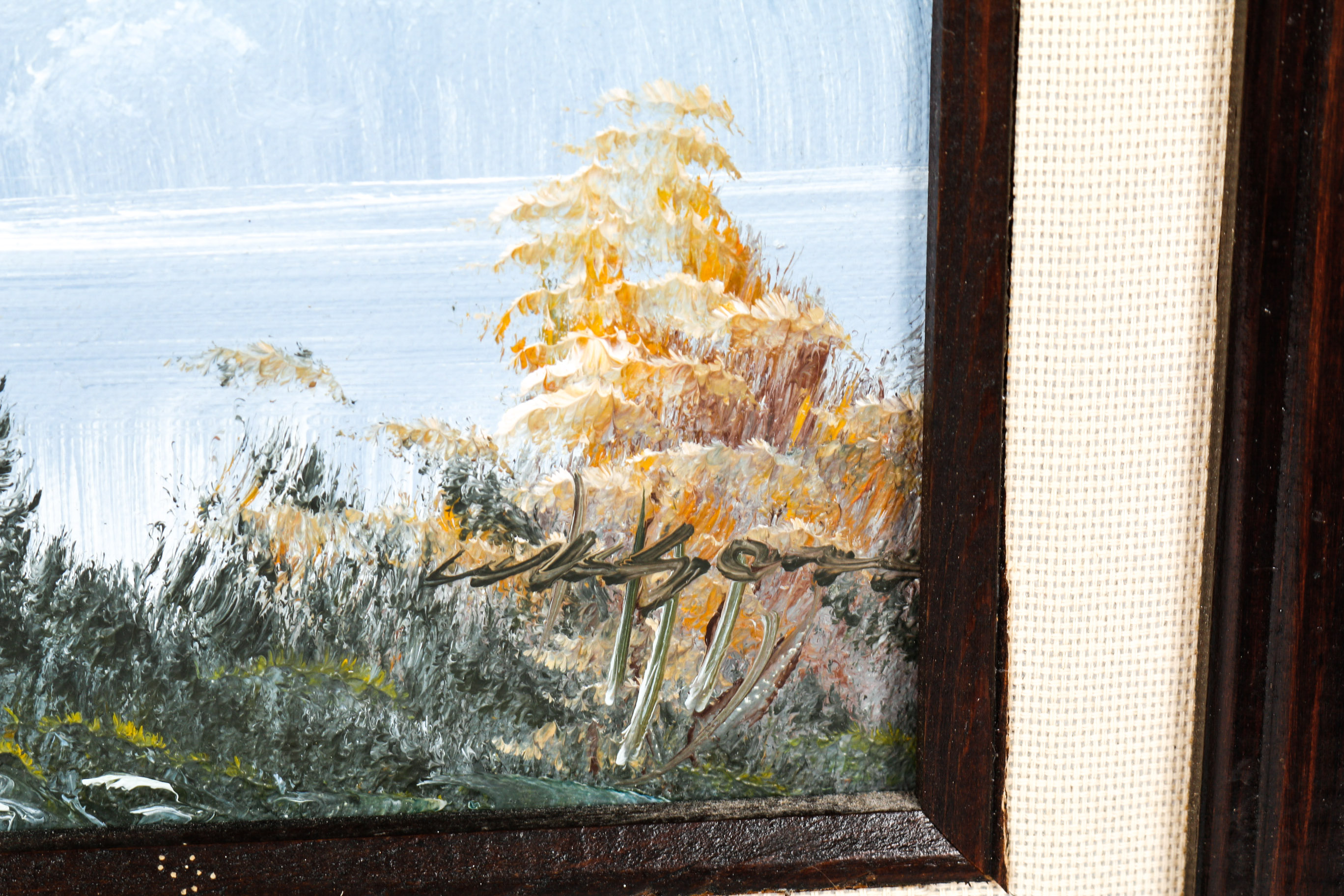 Signed Small Oil on Canvas Painting