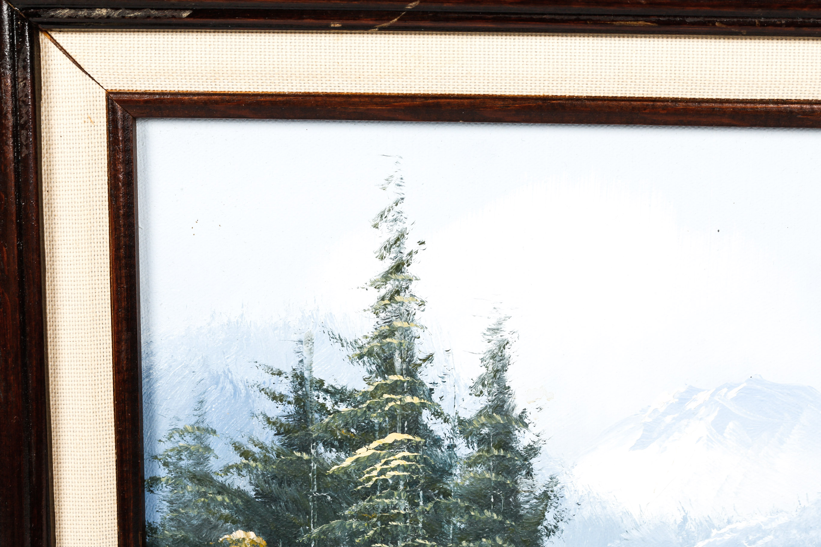 Signed Small Oil on Canvas Painting