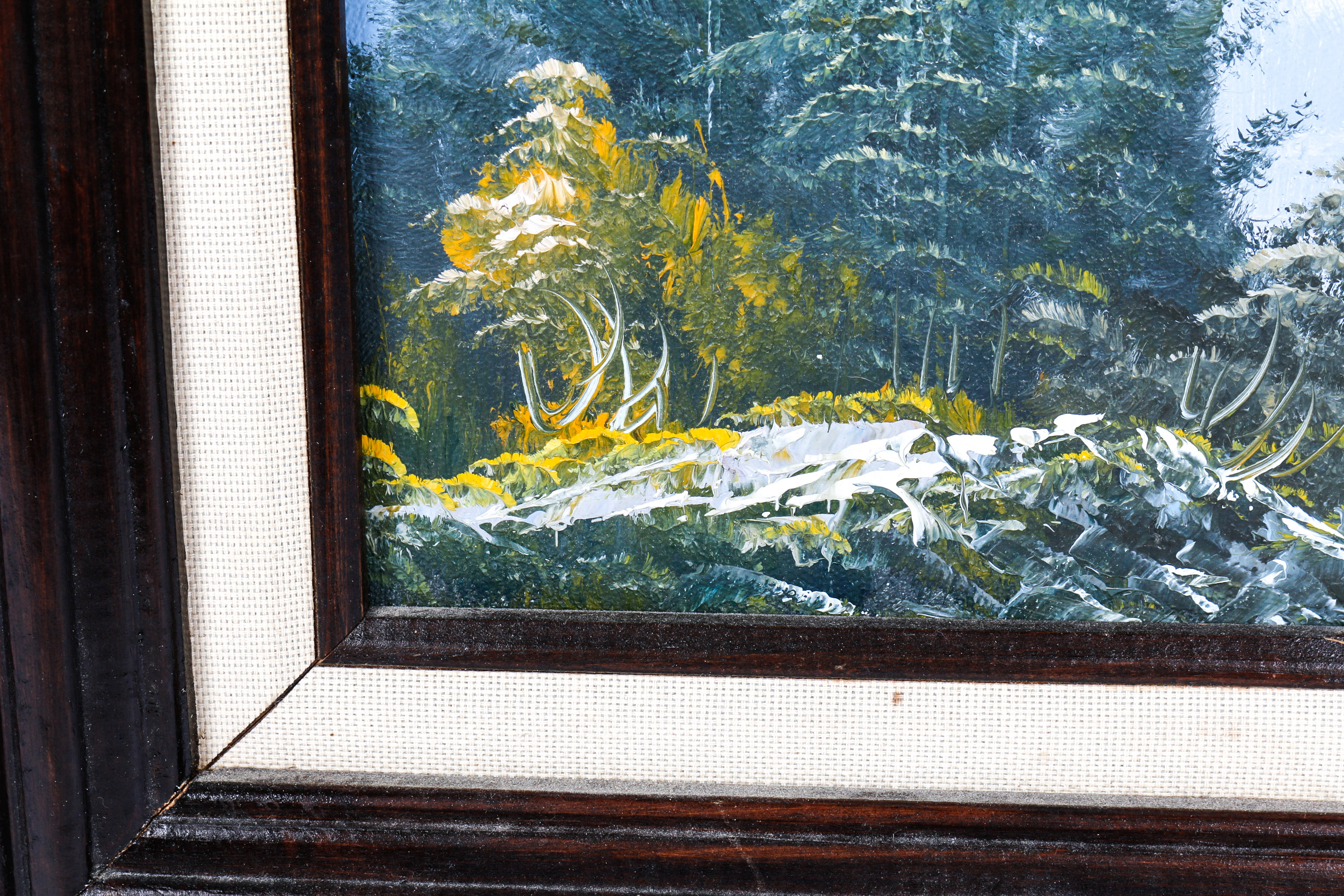 Signed Small Oil on Canvas Painting