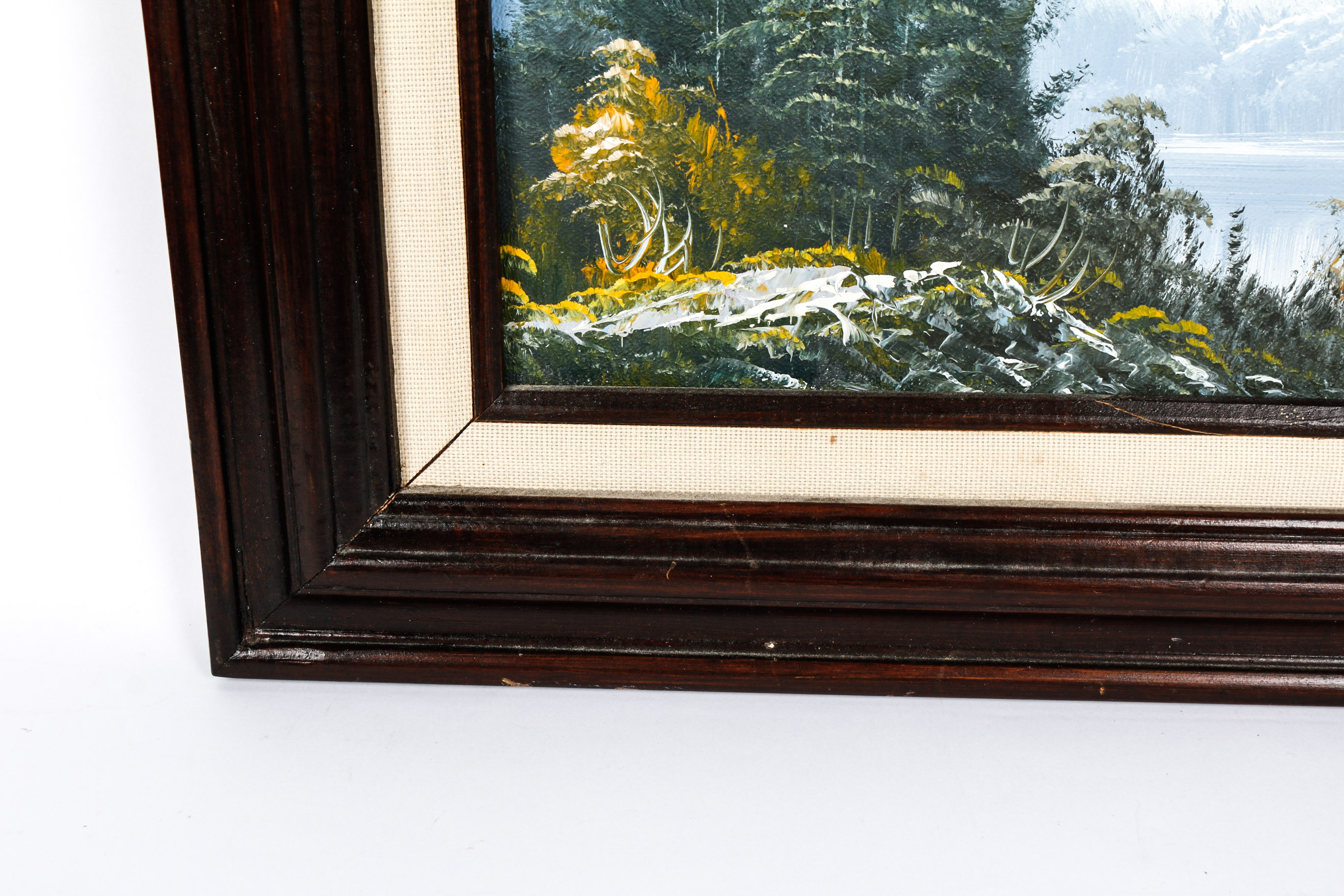 Signed Small Oil on Canvas Painting