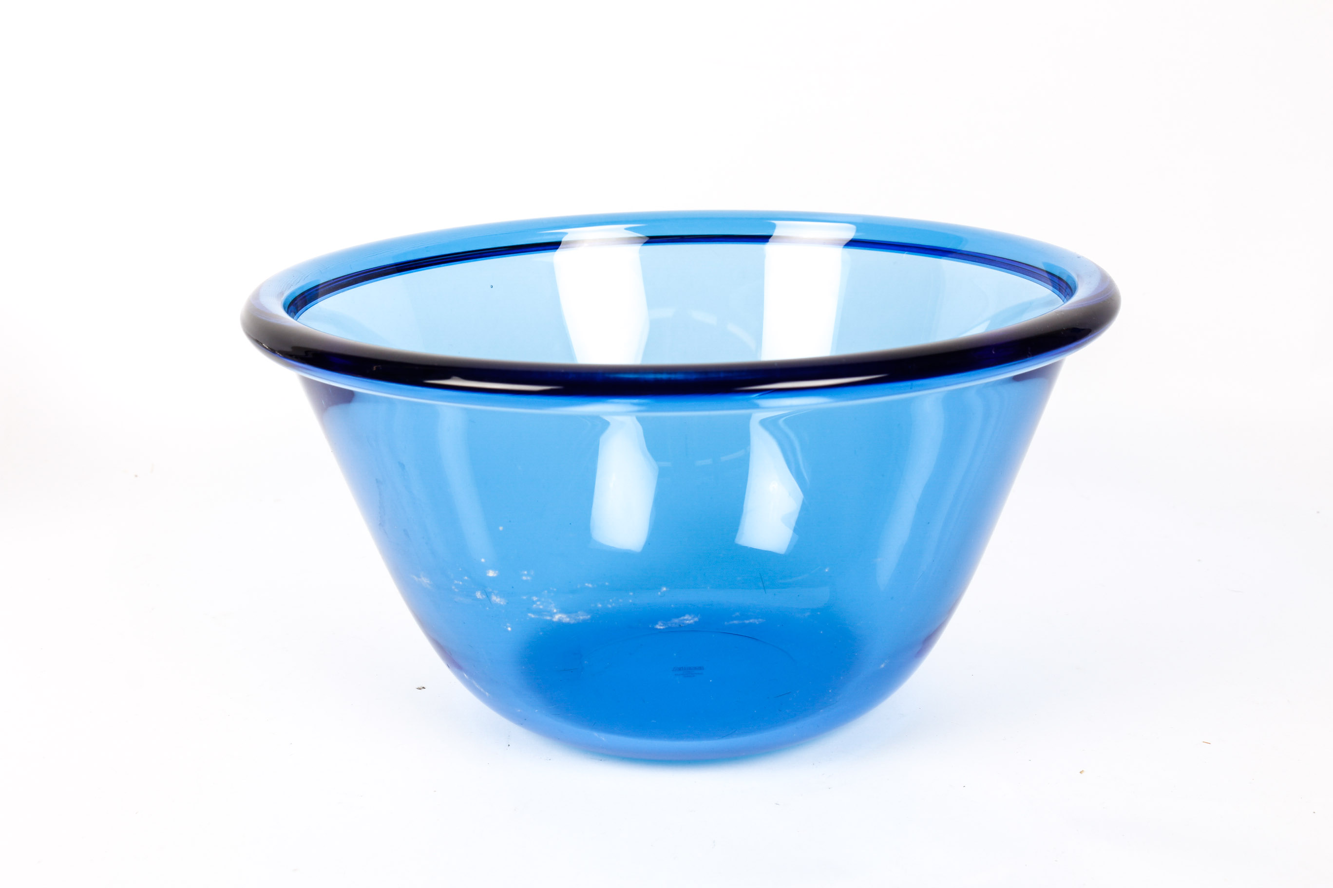 Alessi Italian Stainless Steel Bowl With Glass Insert