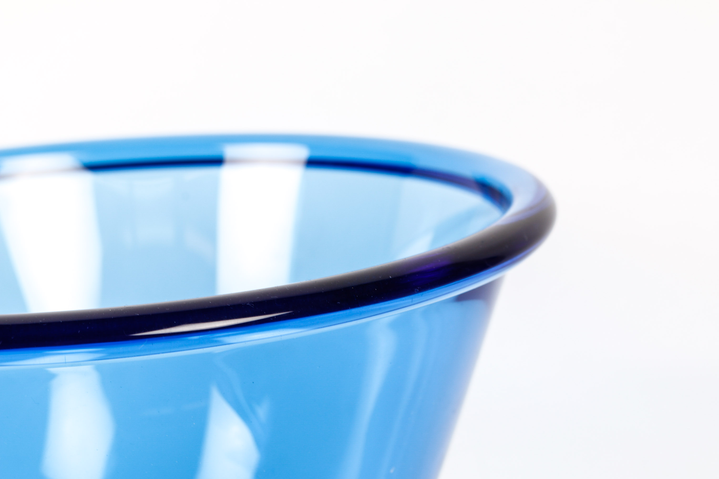 Alessi Italian Stainless Steel Bowl With Glass Insert