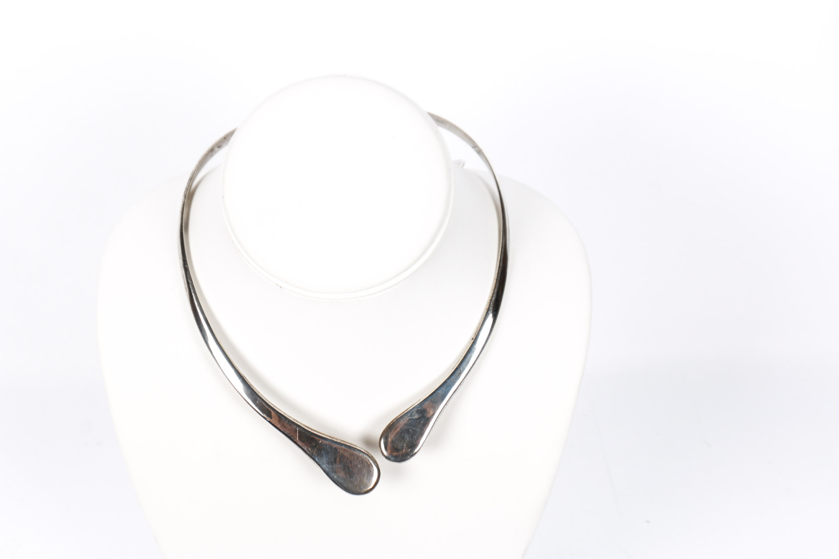 Signed Sterling Silver Wrap Choker