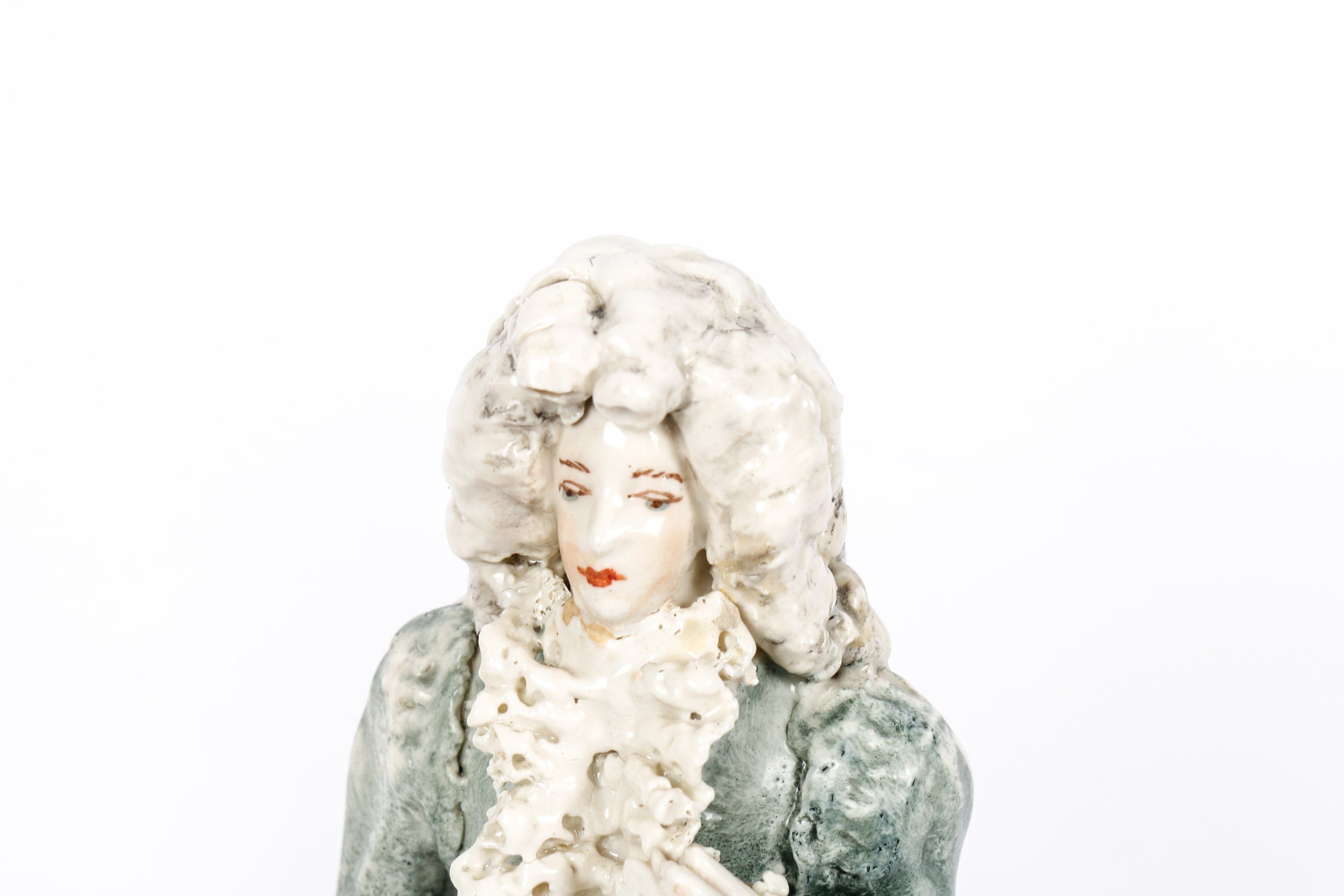 Pair of Hand-Painted Statuettes