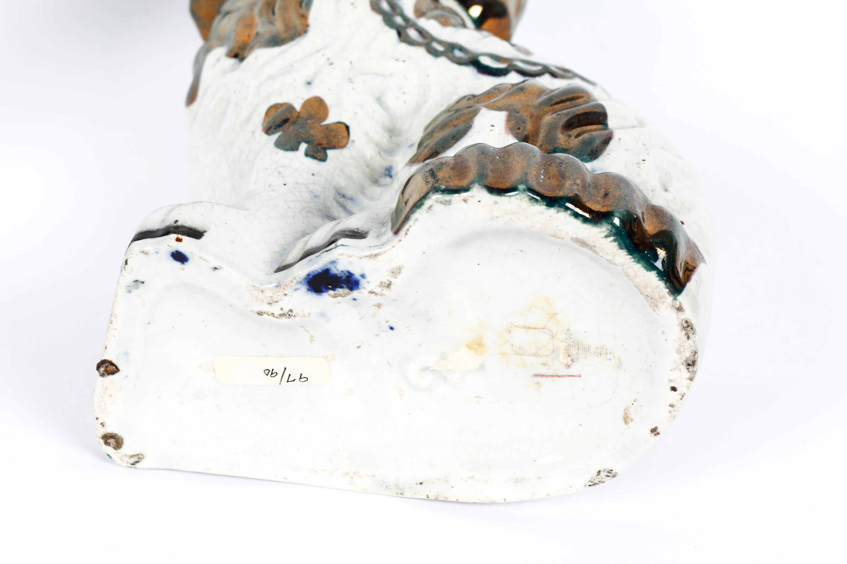 Pair of Reproduction Staffordshire-Style Dog Figurines