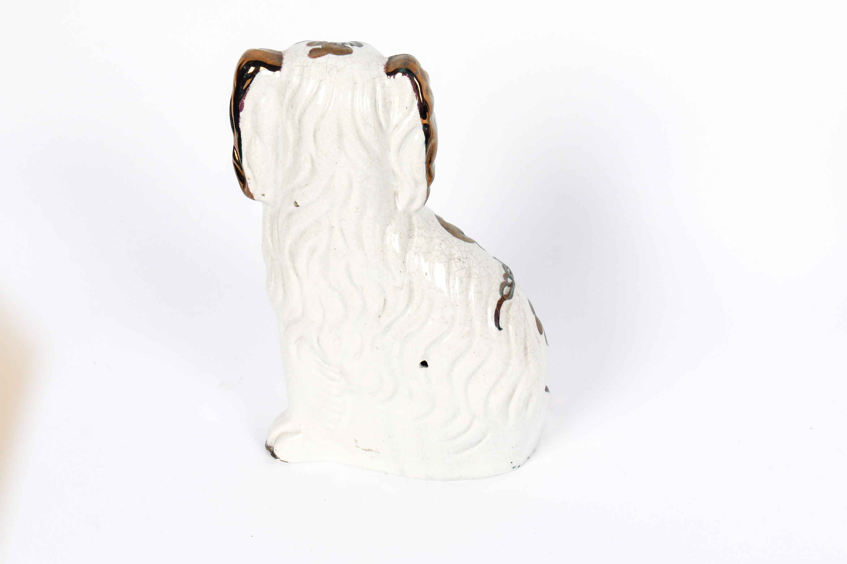 Pair of Reproduction Staffordshire-Style Dog Figurines