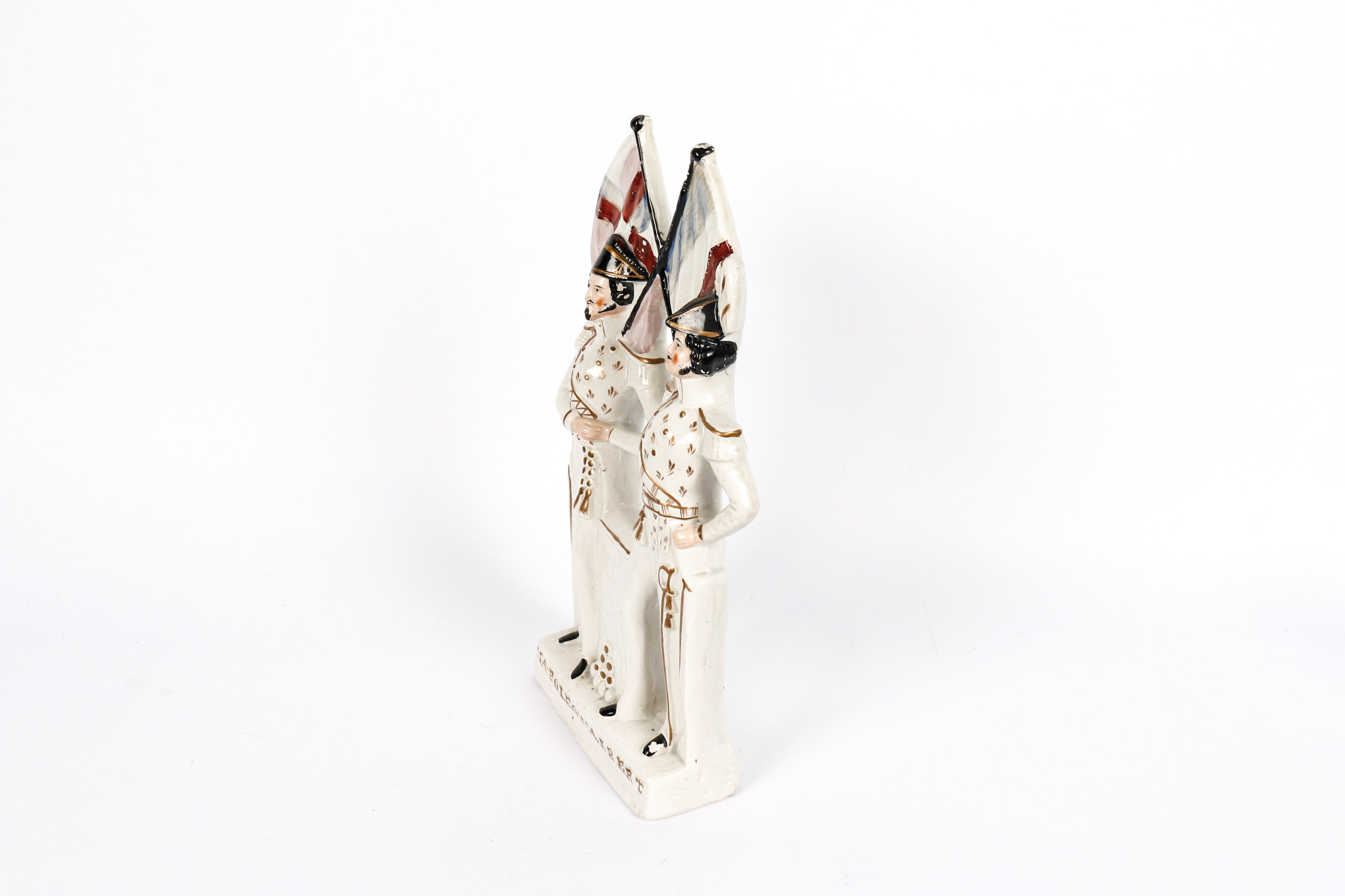 Porcelain Staffordshire Napoleon and Albert Spill Vase