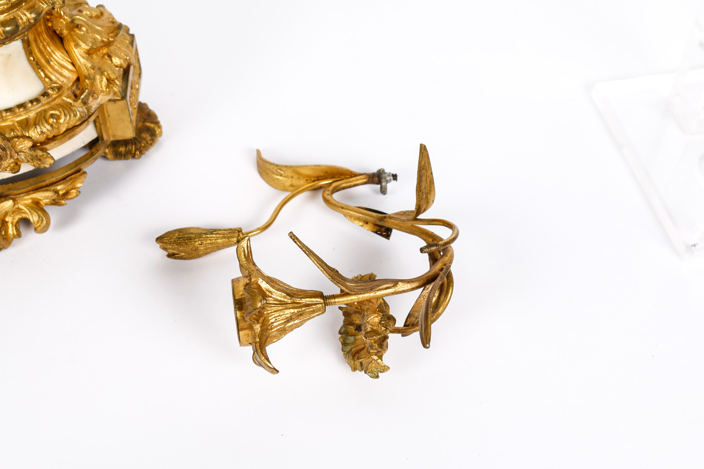 Pair of Gold Toned Candelbras