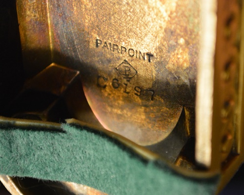 Pairpoint Brass and Crystal Candelabra and Centerpiece Bowl