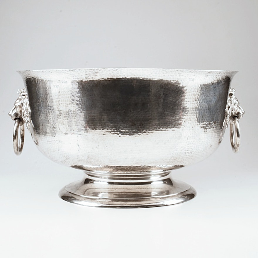 Circa 1930 Sterling Silver Punch Bowl with London Hallmarks