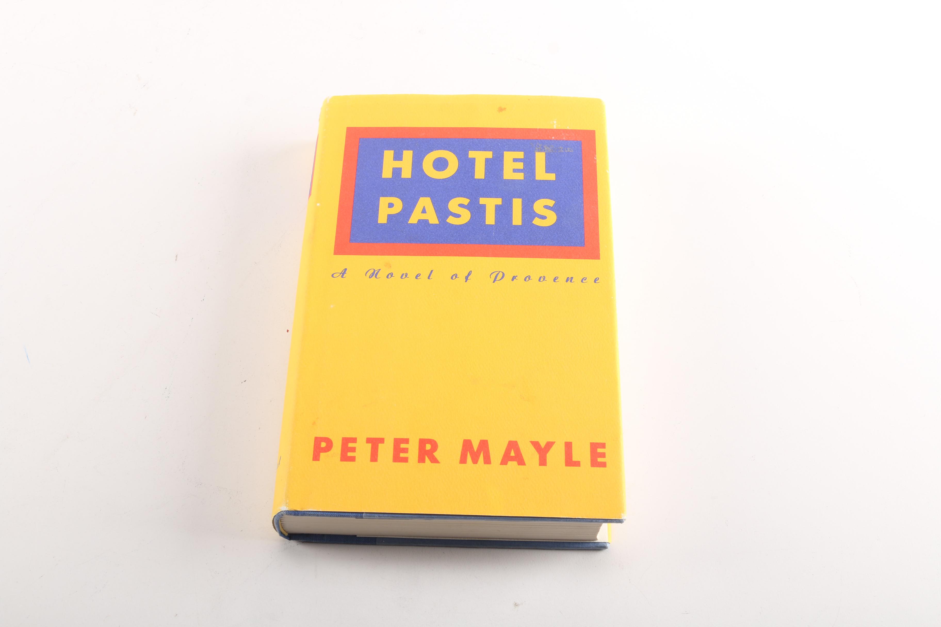 Peter Mayle Books Featuring Signed "Toujours Provence" and First Edition "Hotel Pastis"