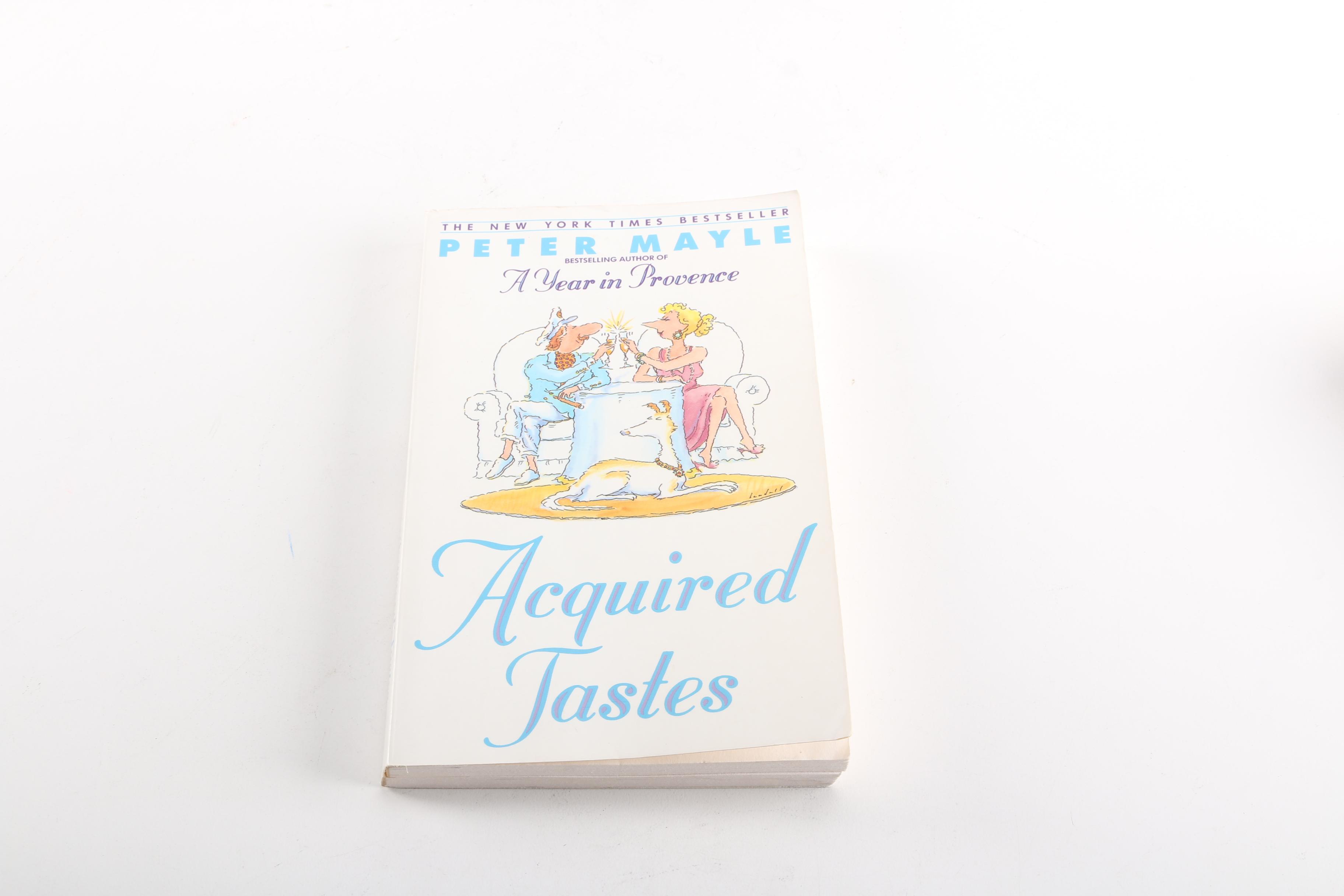 Peter Mayle Books Featuring Signed "Toujours Provence" and First Edition "Hotel Pastis"