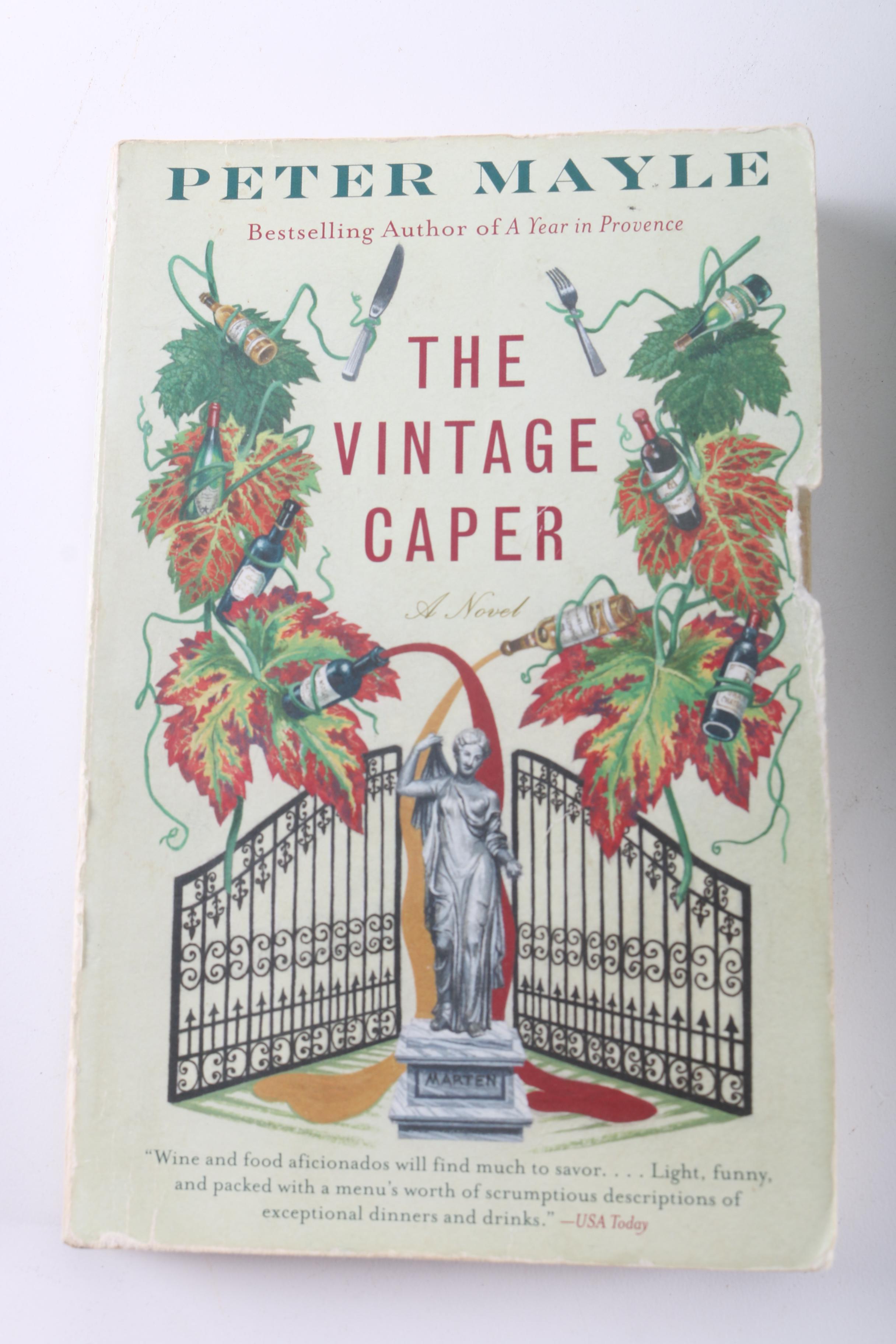 Peter Mayle Books Featuring Signed "Toujours Provence" and First Edition "Hotel Pastis"