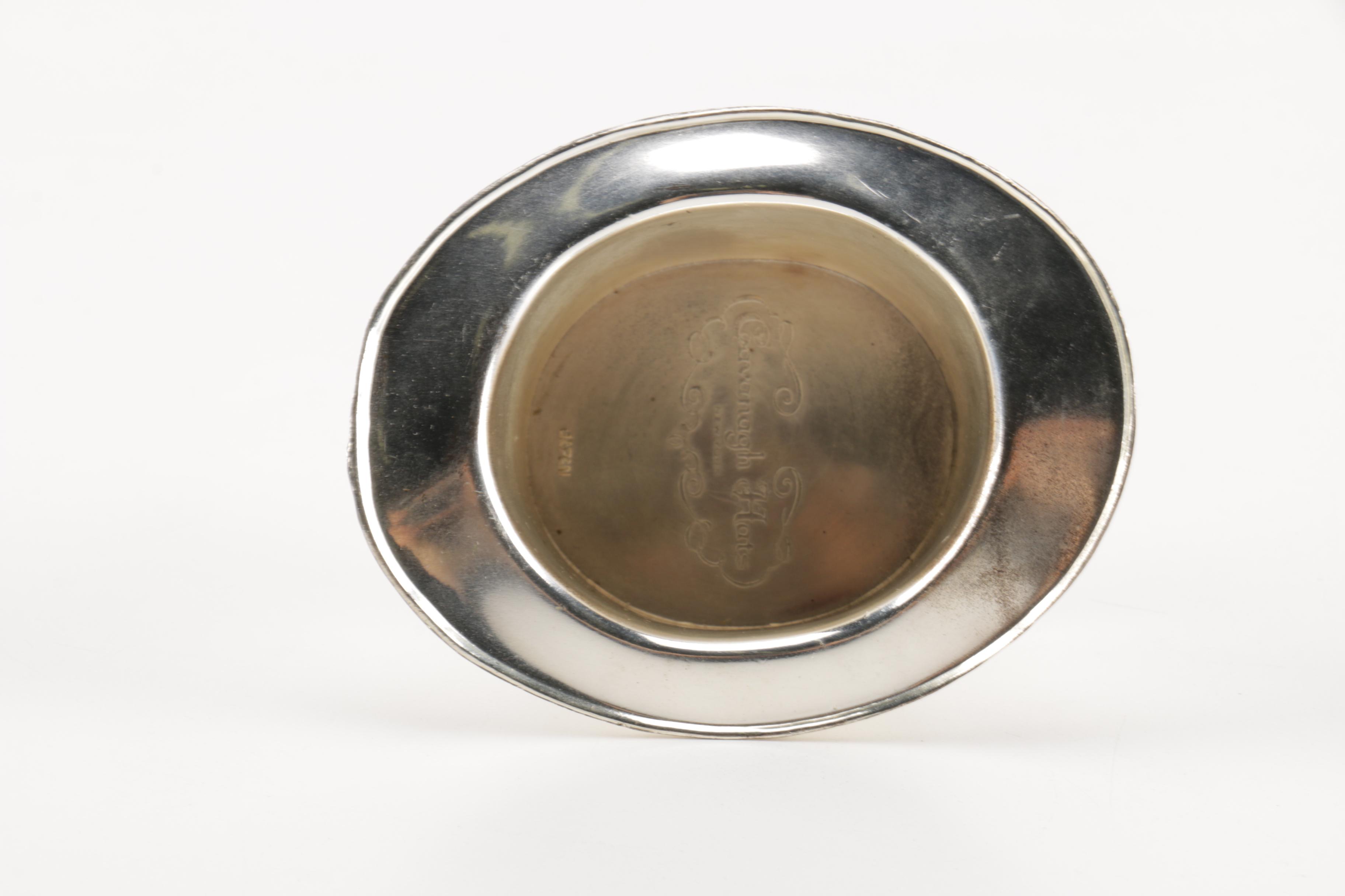 1930s Cavanagh Hats Silver Plate Top Hat