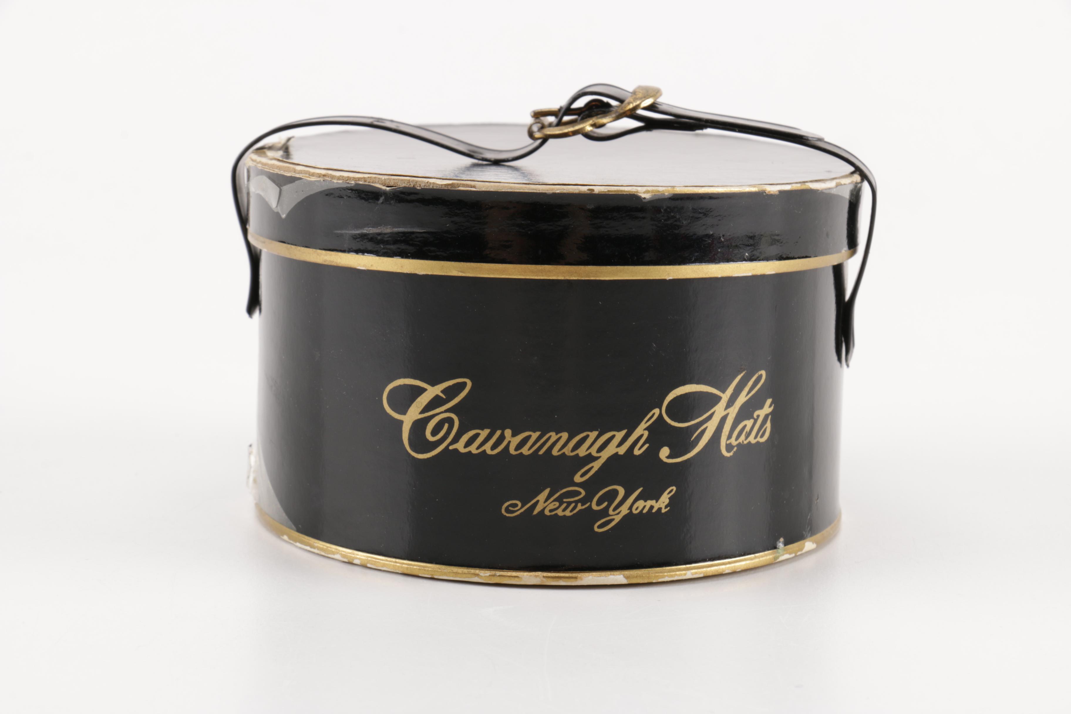 1930s Cavanagh Hats Silver Plate Top Hat