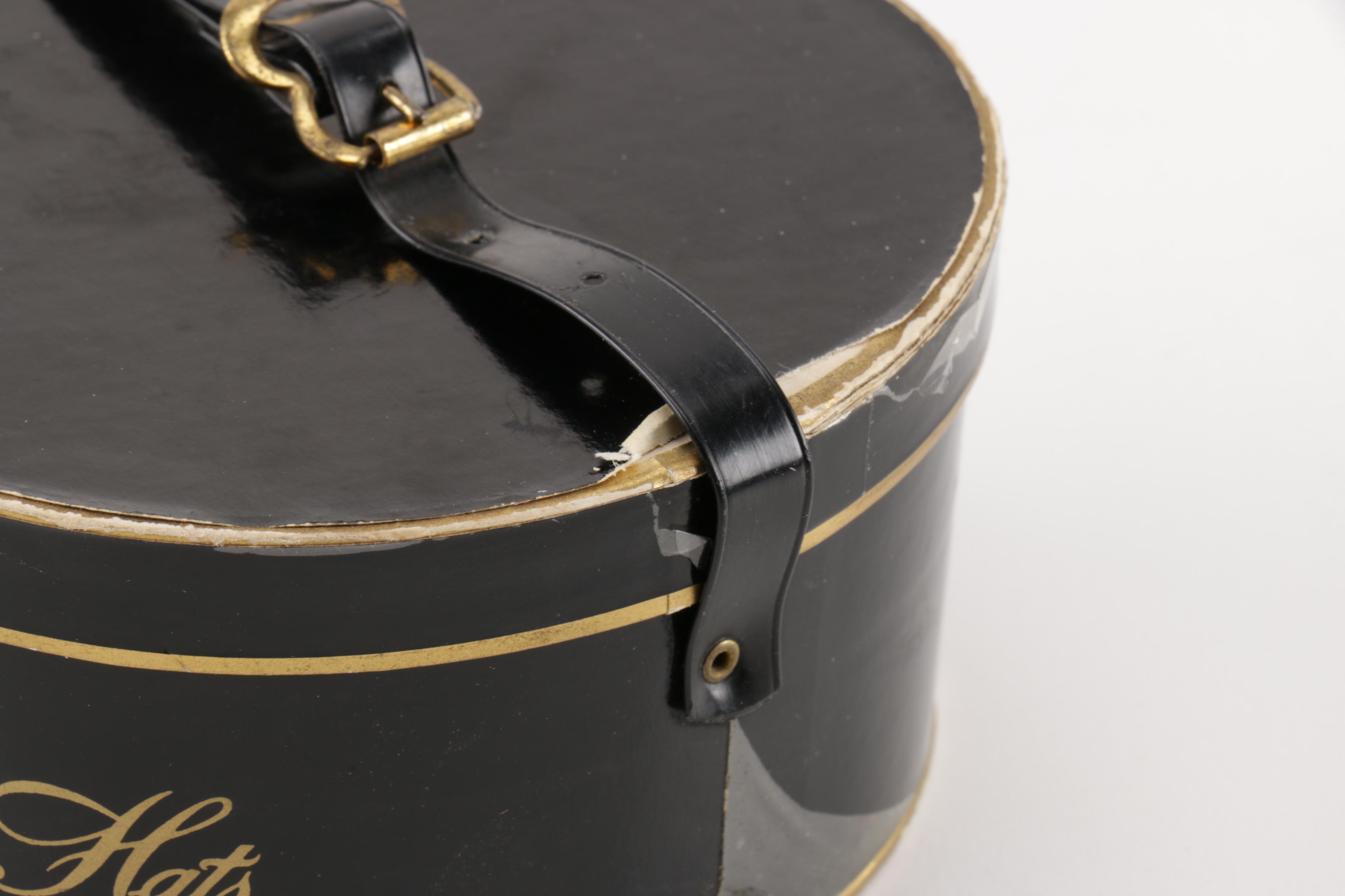 1930s Cavanagh Hats Silver Plate Top Hat