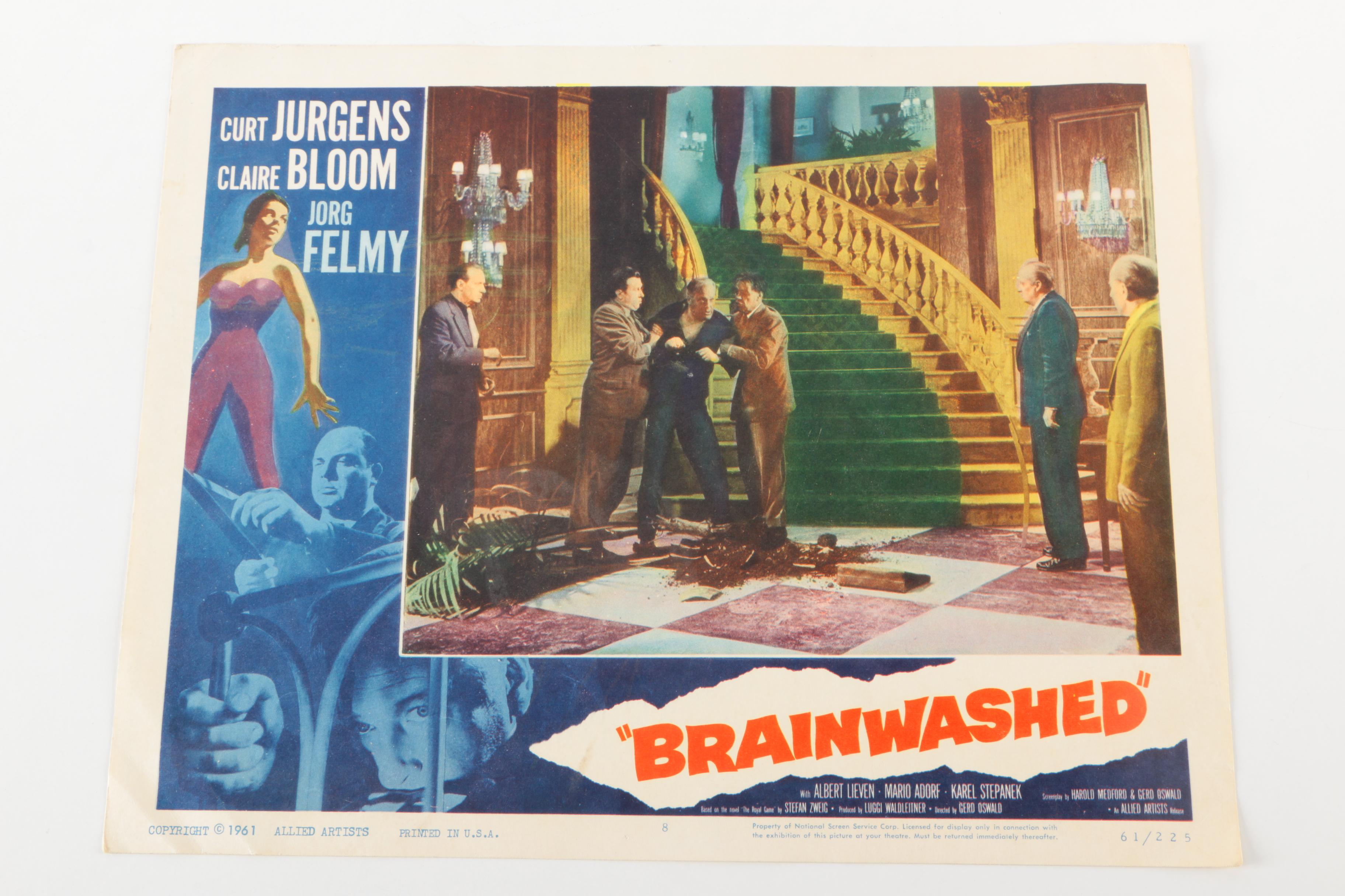 Vintage Horror Movie Posters "Brainwashed" and "La Venganza De Dracula"
