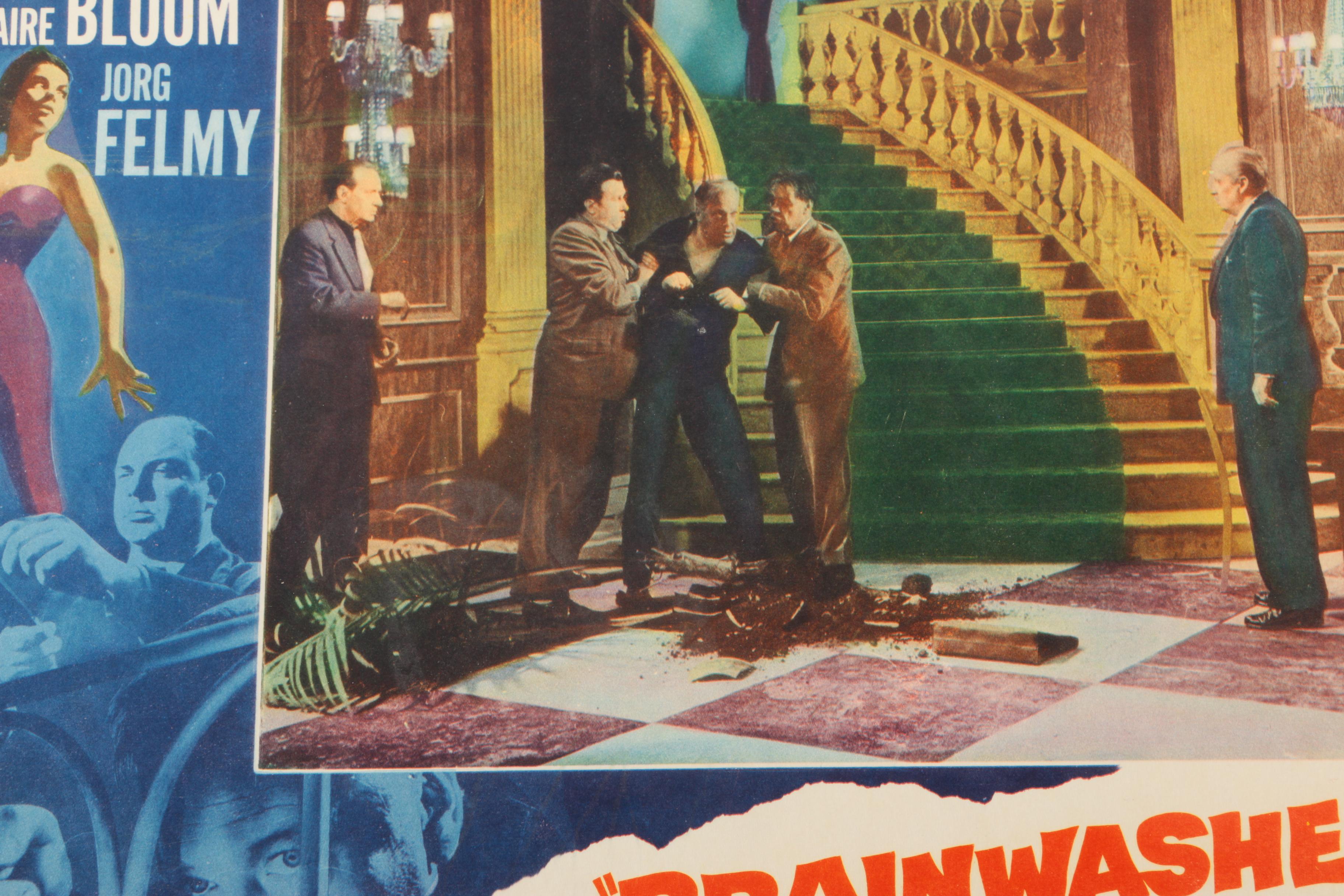 Vintage Horror Movie Posters "Brainwashed" and "La Venganza De Dracula"