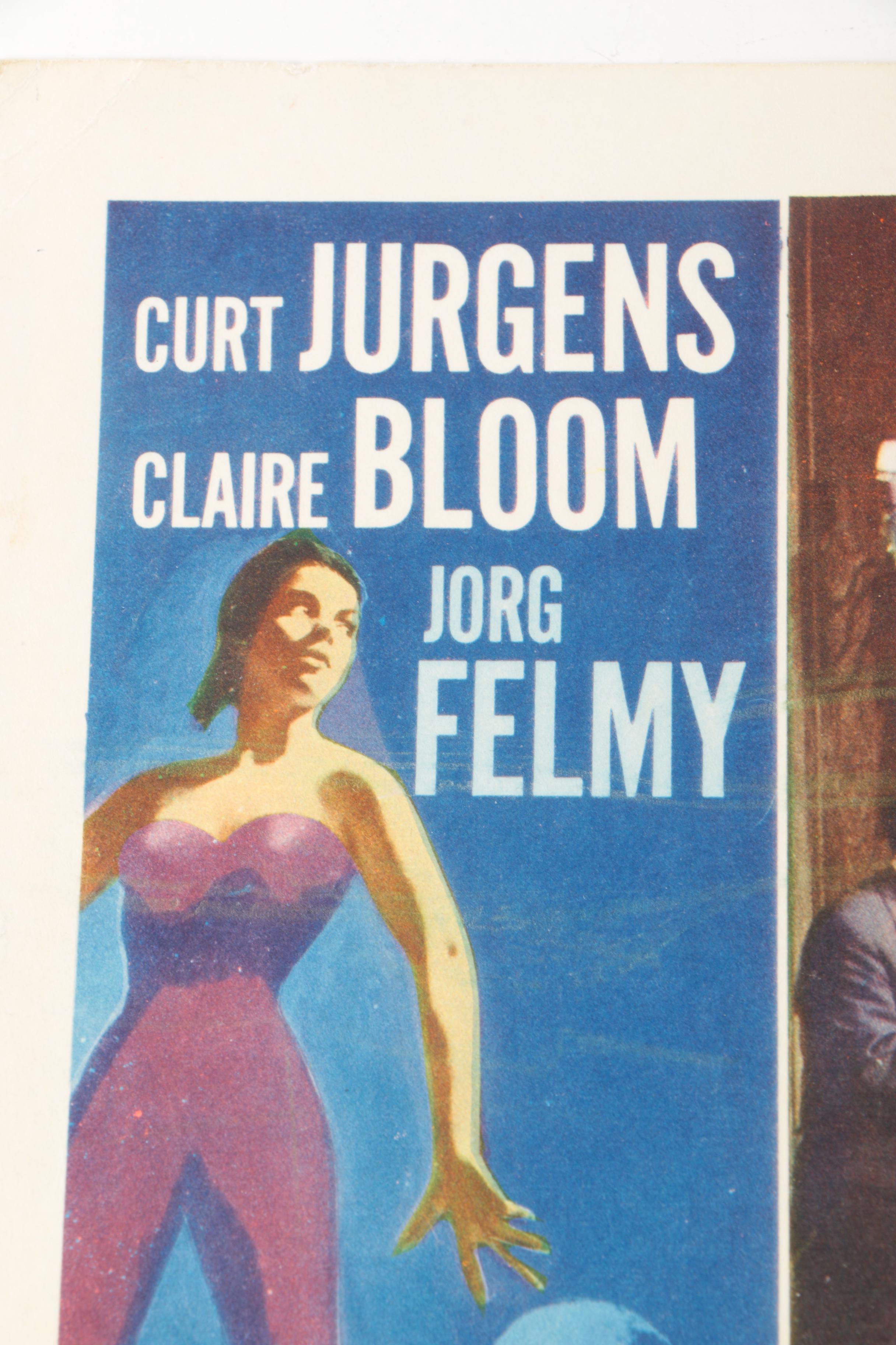 Vintage Horror Movie Posters "Brainwashed" and "La Venganza De Dracula"