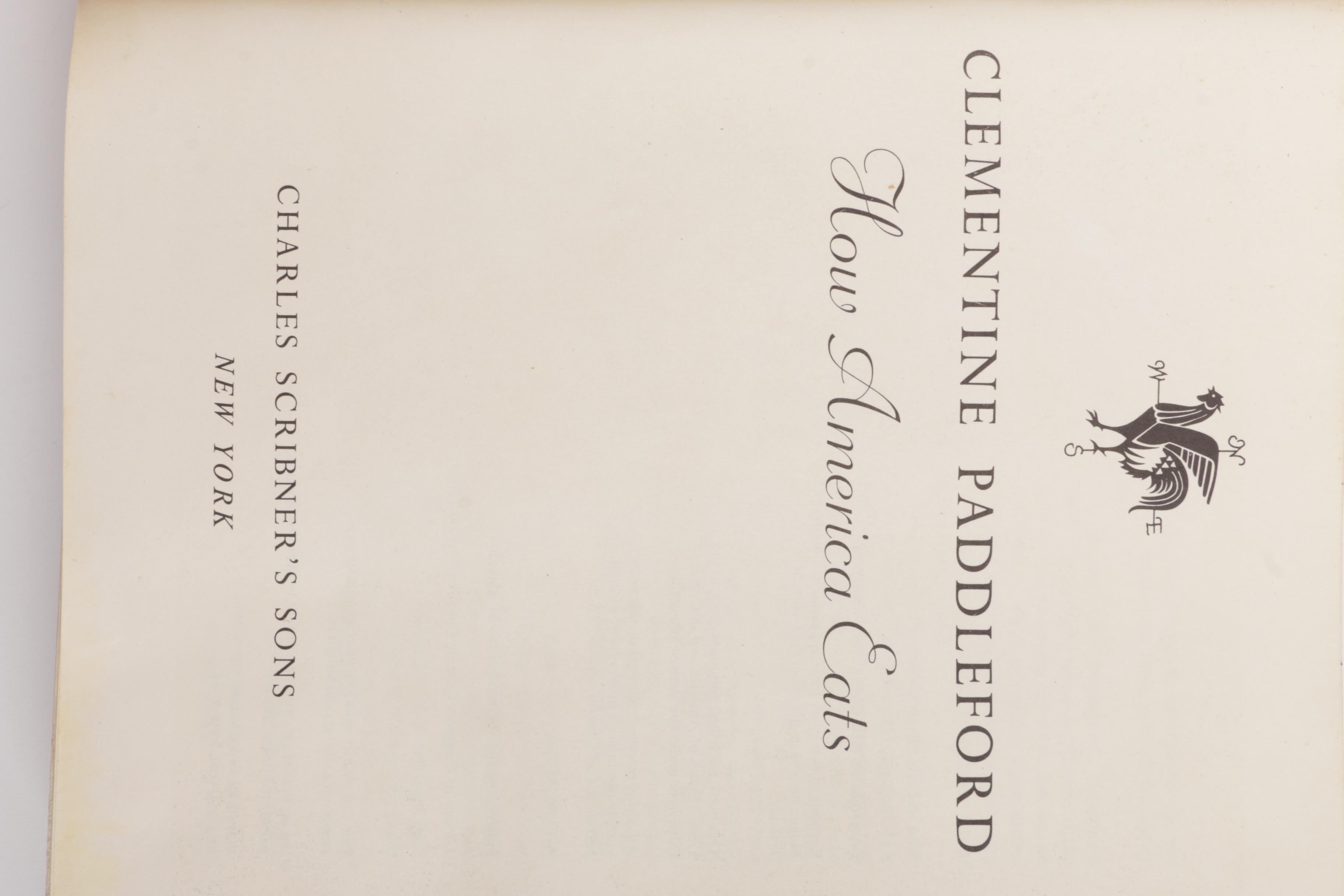 Cookbooks including "The New England Yankee Cook Book" by Imogene Wolcott