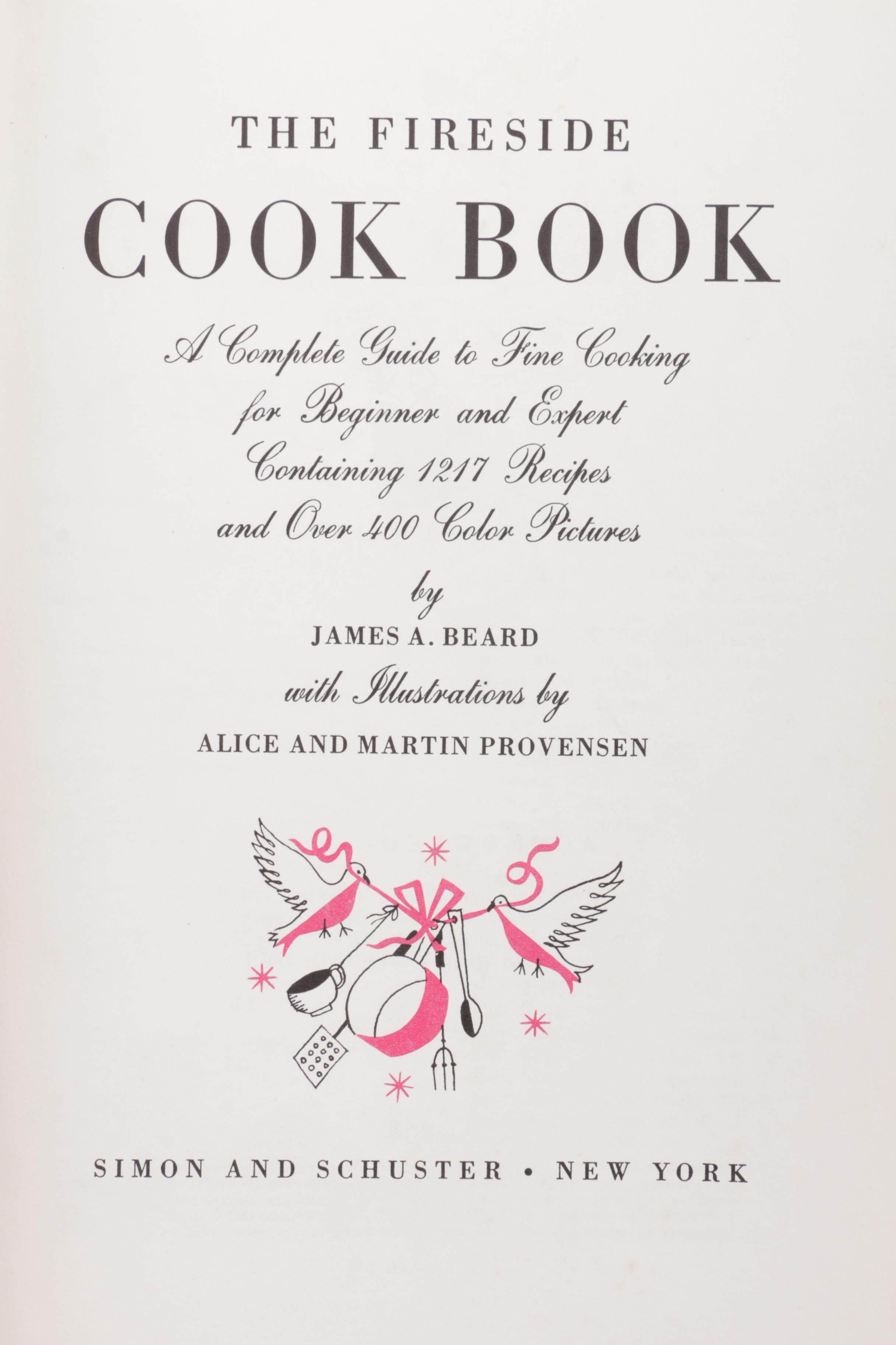 Cookbooks including "The New England Yankee Cook Book" by Imogene Wolcott