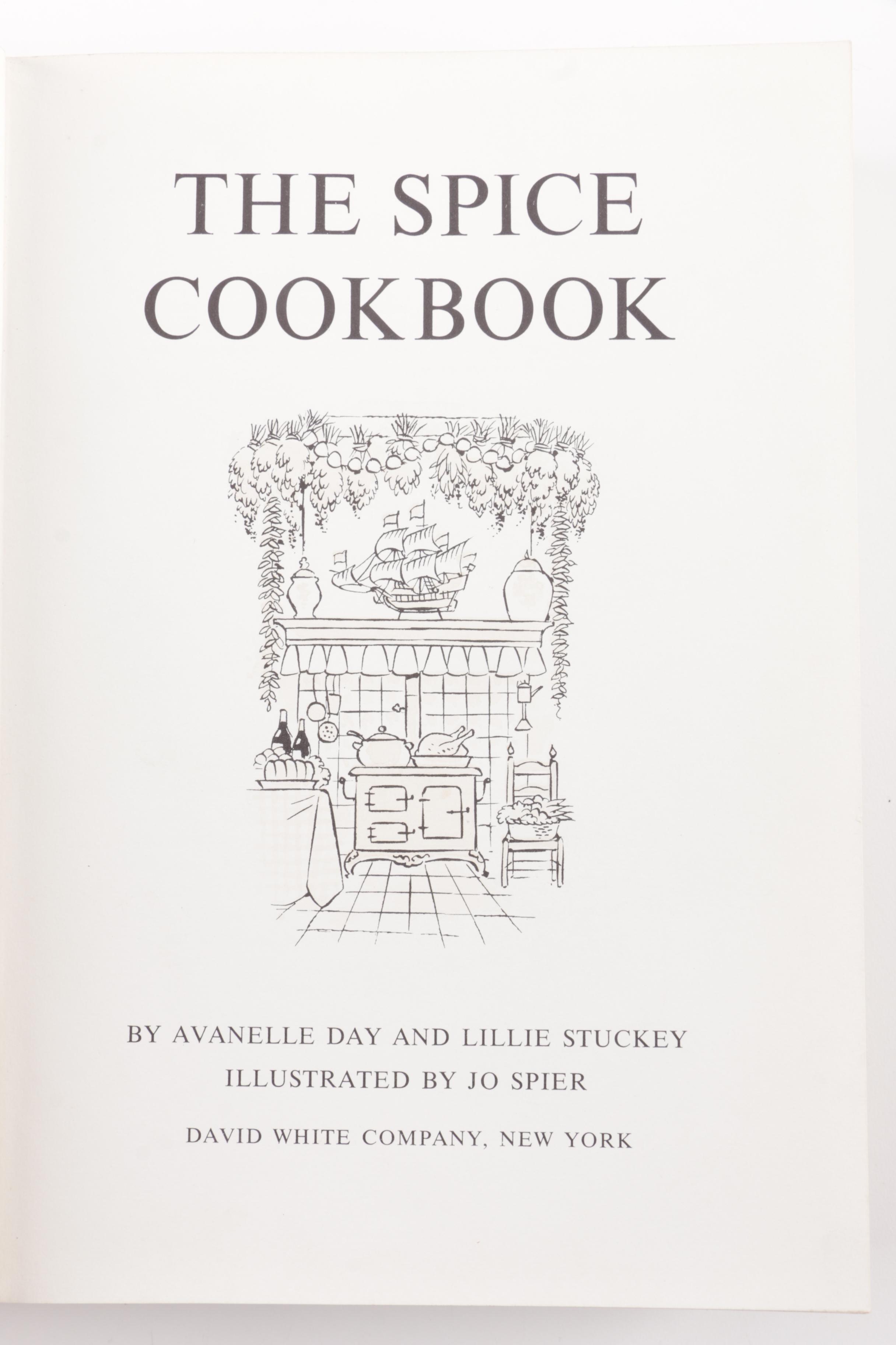 Cookbooks including "The New England Yankee Cook Book" by Imogene Wolcott