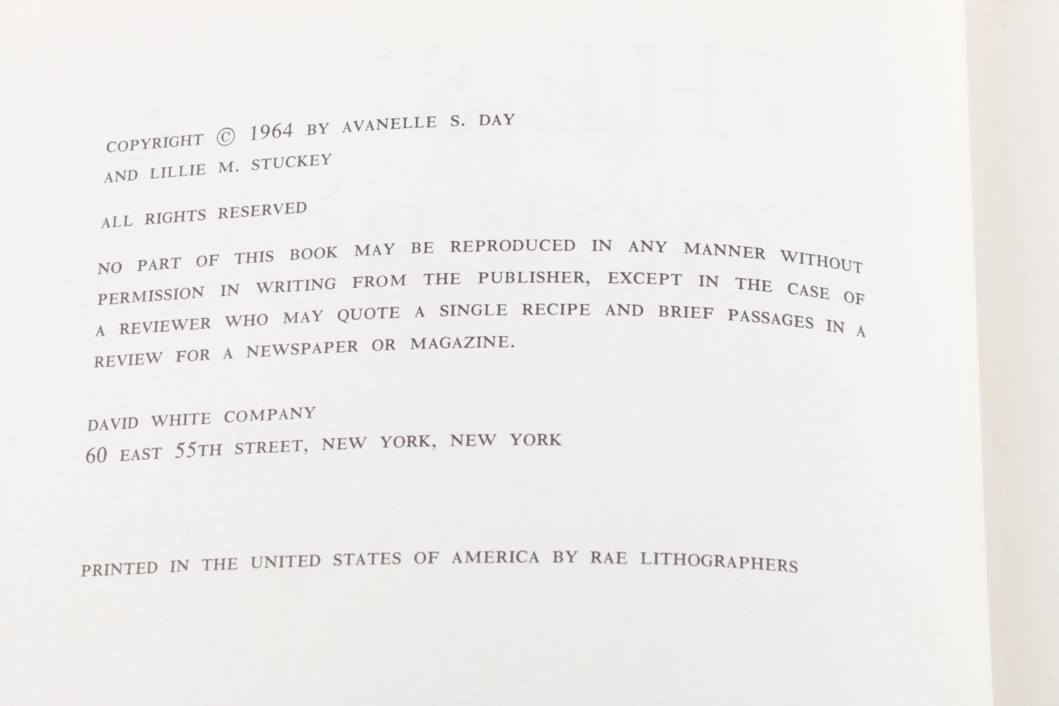 Cookbooks including "The New England Yankee Cook Book" by Imogene Wolcott