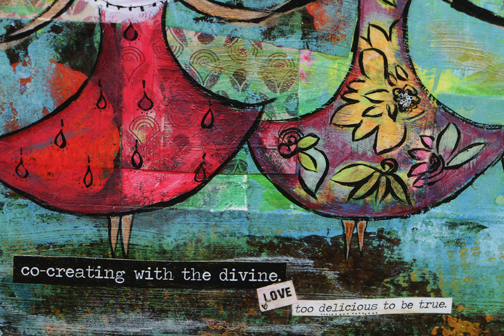 Pair of Kajal Dhabalia Giclee on Paper Illustrations