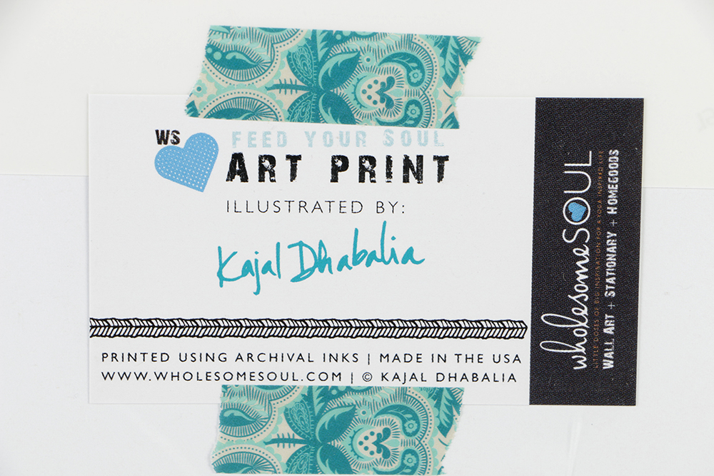 Pair of Kajal Dhabalia Giclee on Paper Illustrations