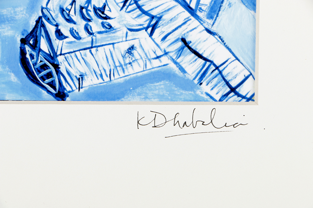 Pair of Kajal Dhabalia Giclee on Paper Illustrations