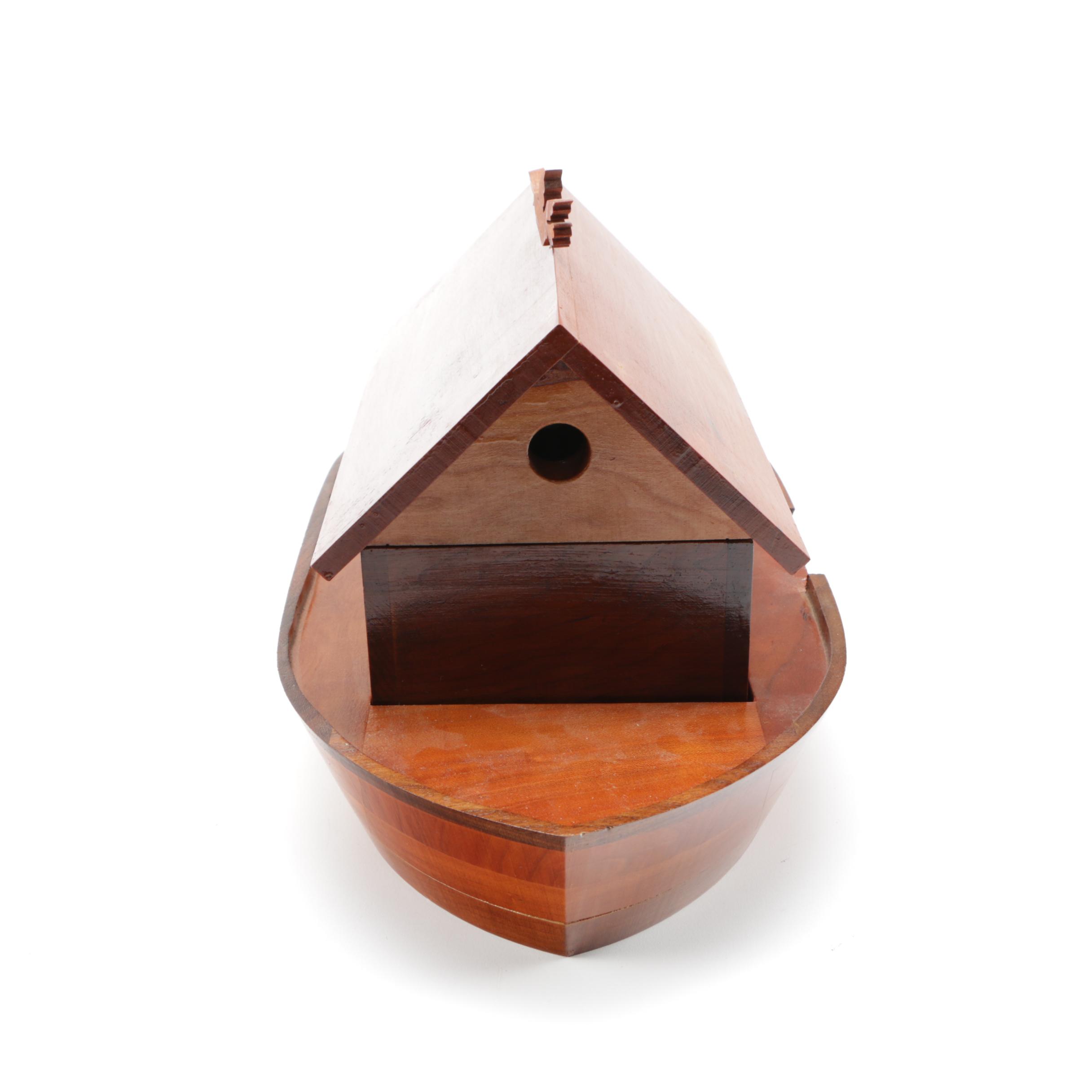 Handmade Wooden Noah's Ark Toy