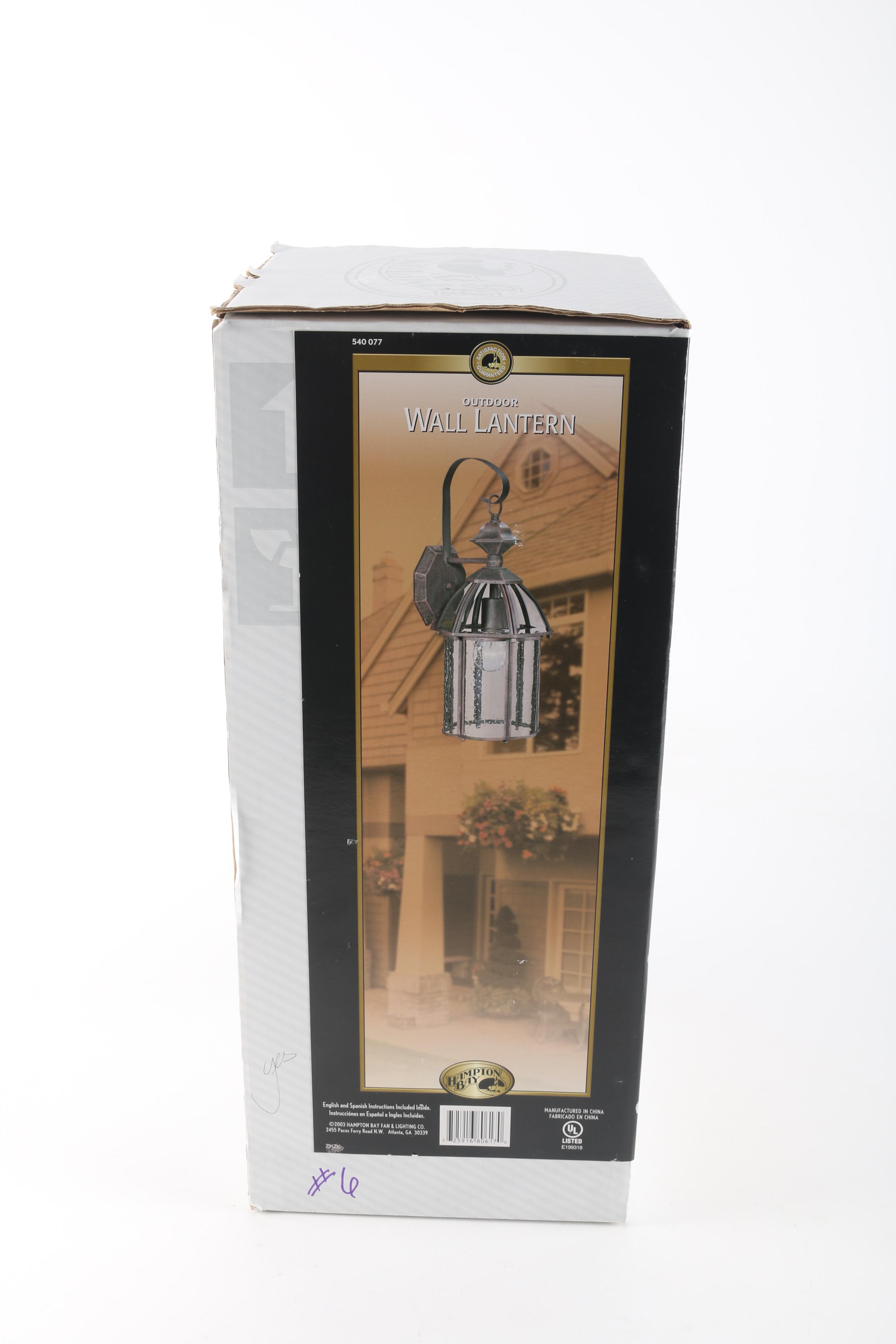 Hampton Bay Outdoor Wall Lantern