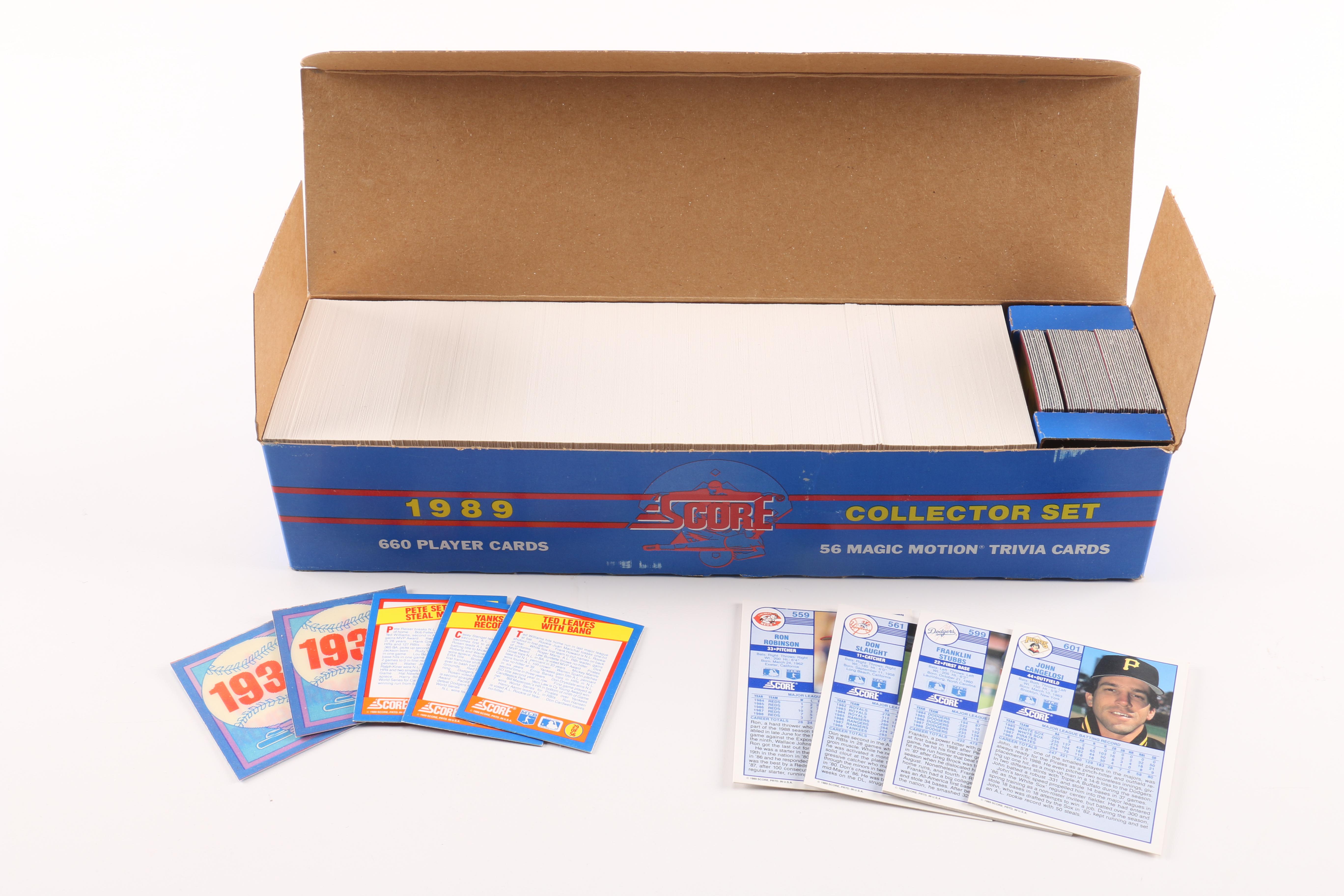 Baseball Cards From the 1980s Through the 2000s