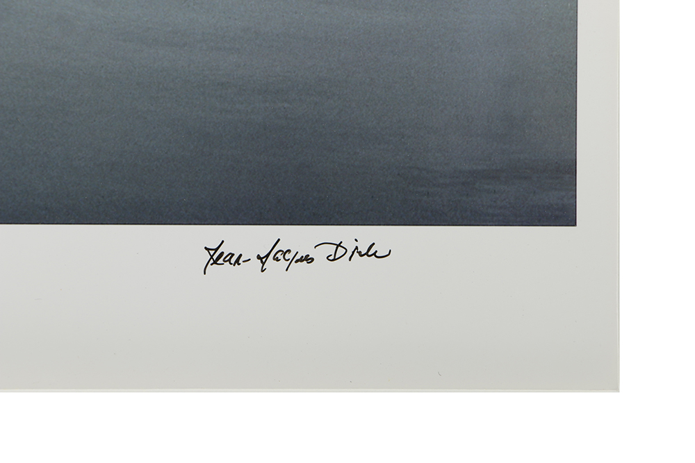 Signed Digital Photograph on Paper of a Person on a Boat