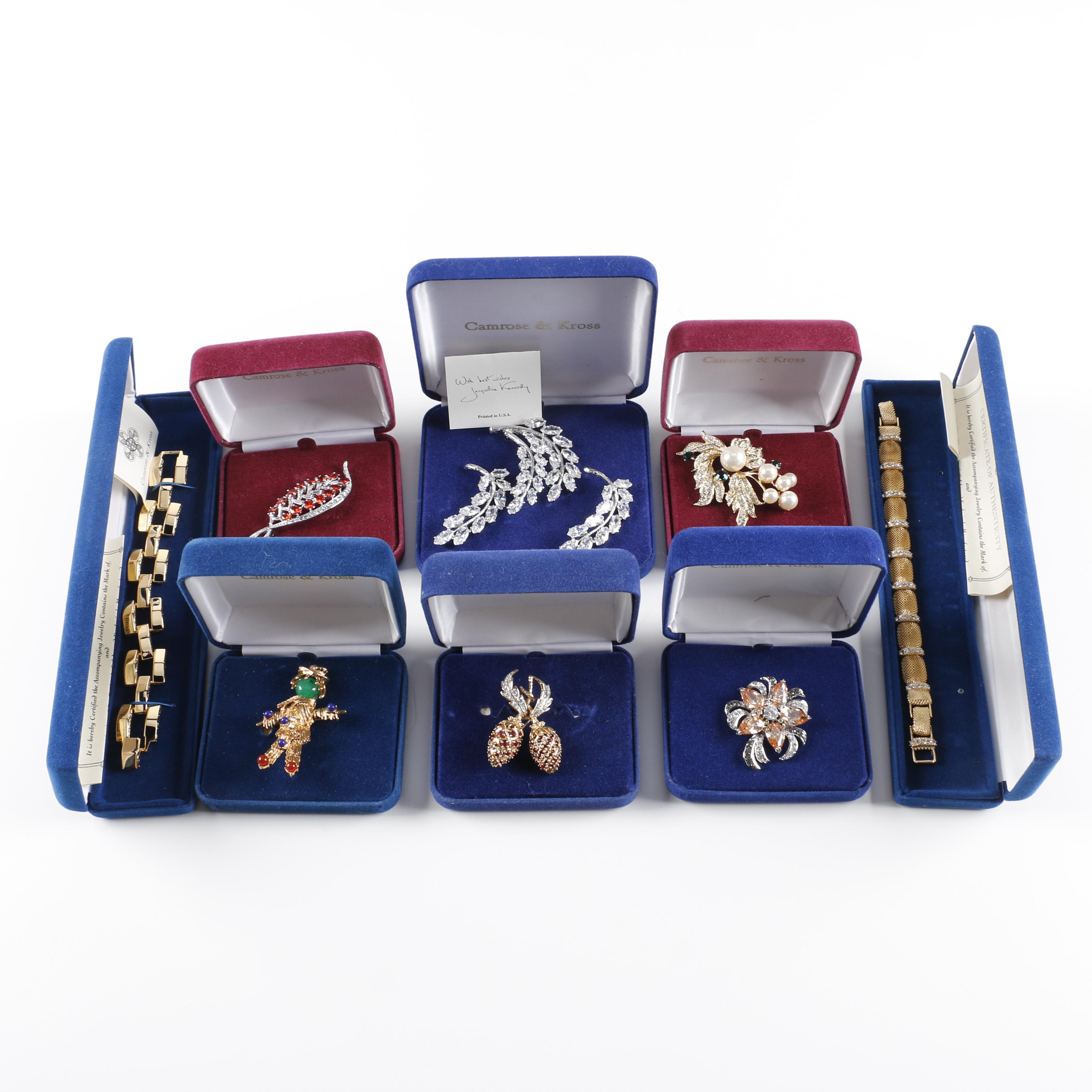 Camrose & Kross Jacqueline Kennedy Reproduction Jewelry