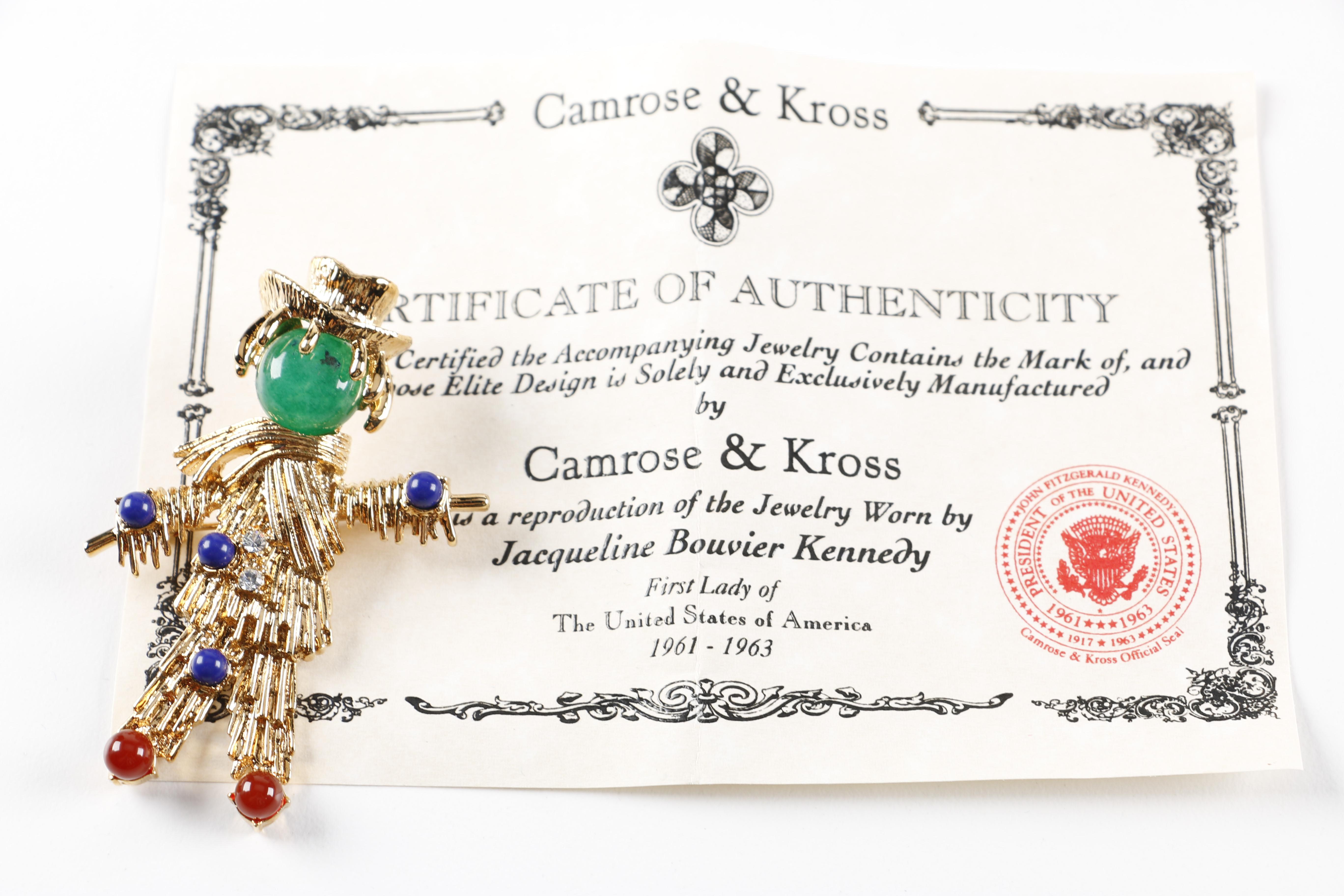 Camrose & Kross Jacqueline Kennedy Reproduction Jewelry