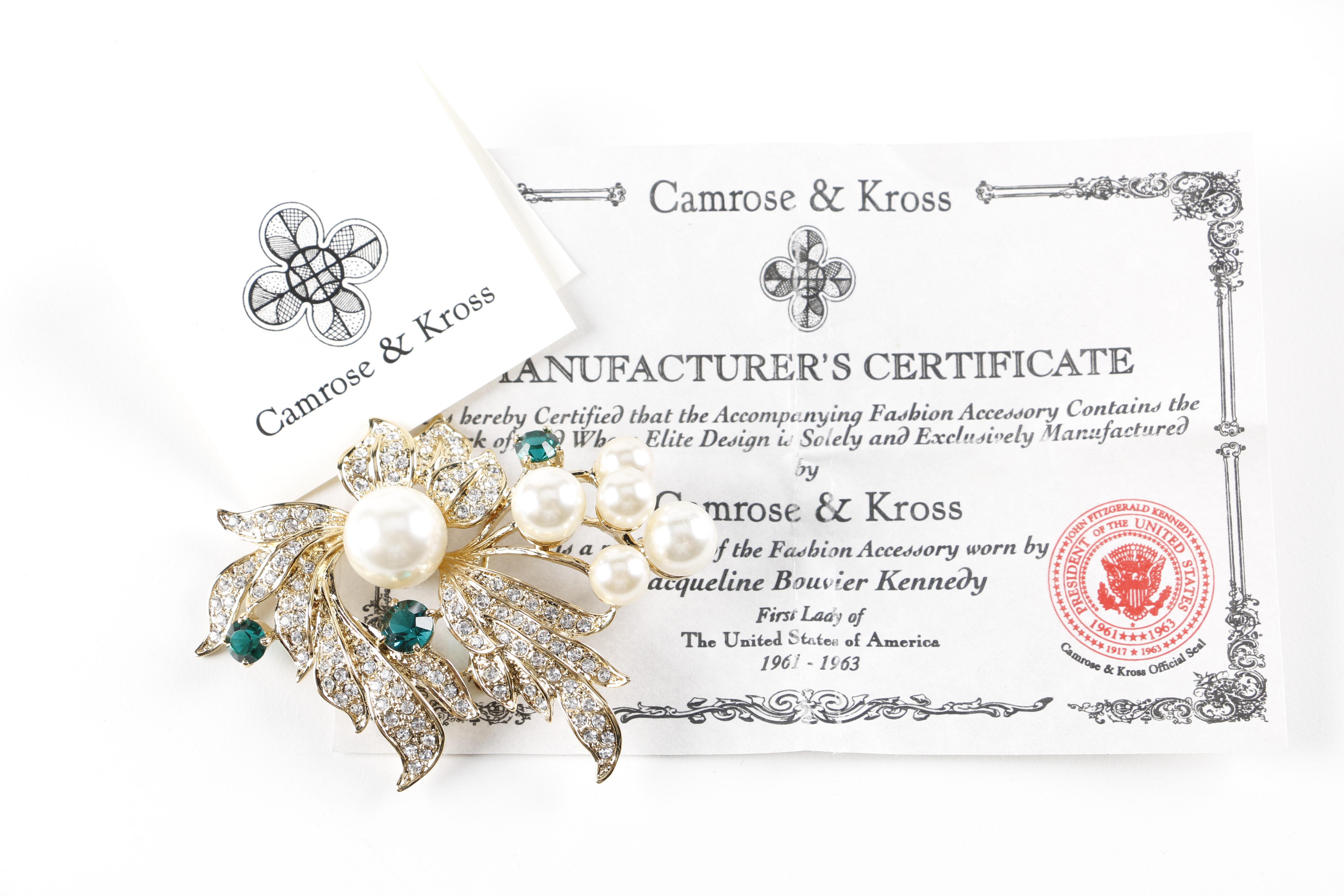 Camrose & Kross Jacqueline Kennedy Reproduction Jewelry
