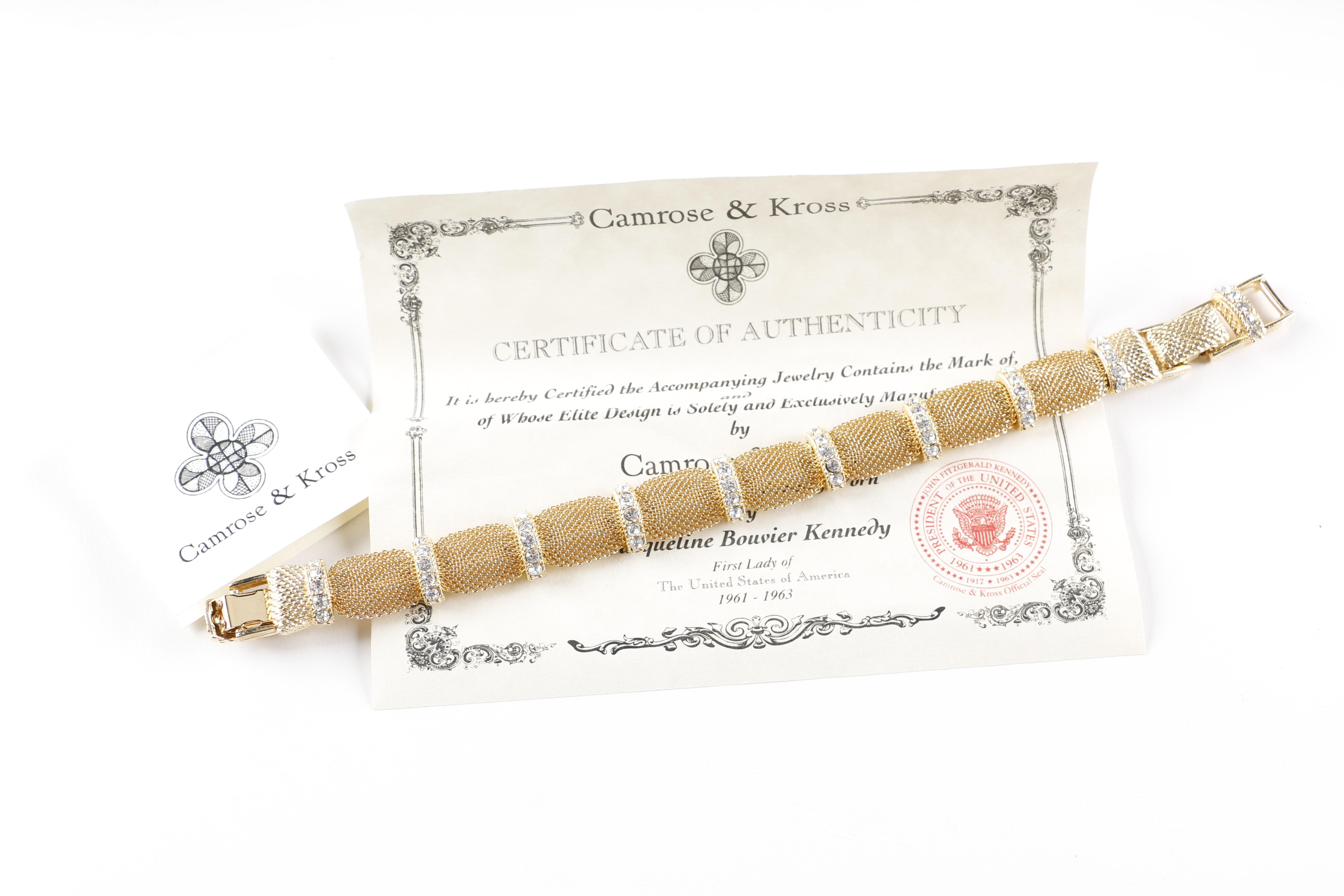 Camrose & Kross Jacqueline Kennedy Reproduction Jewelry