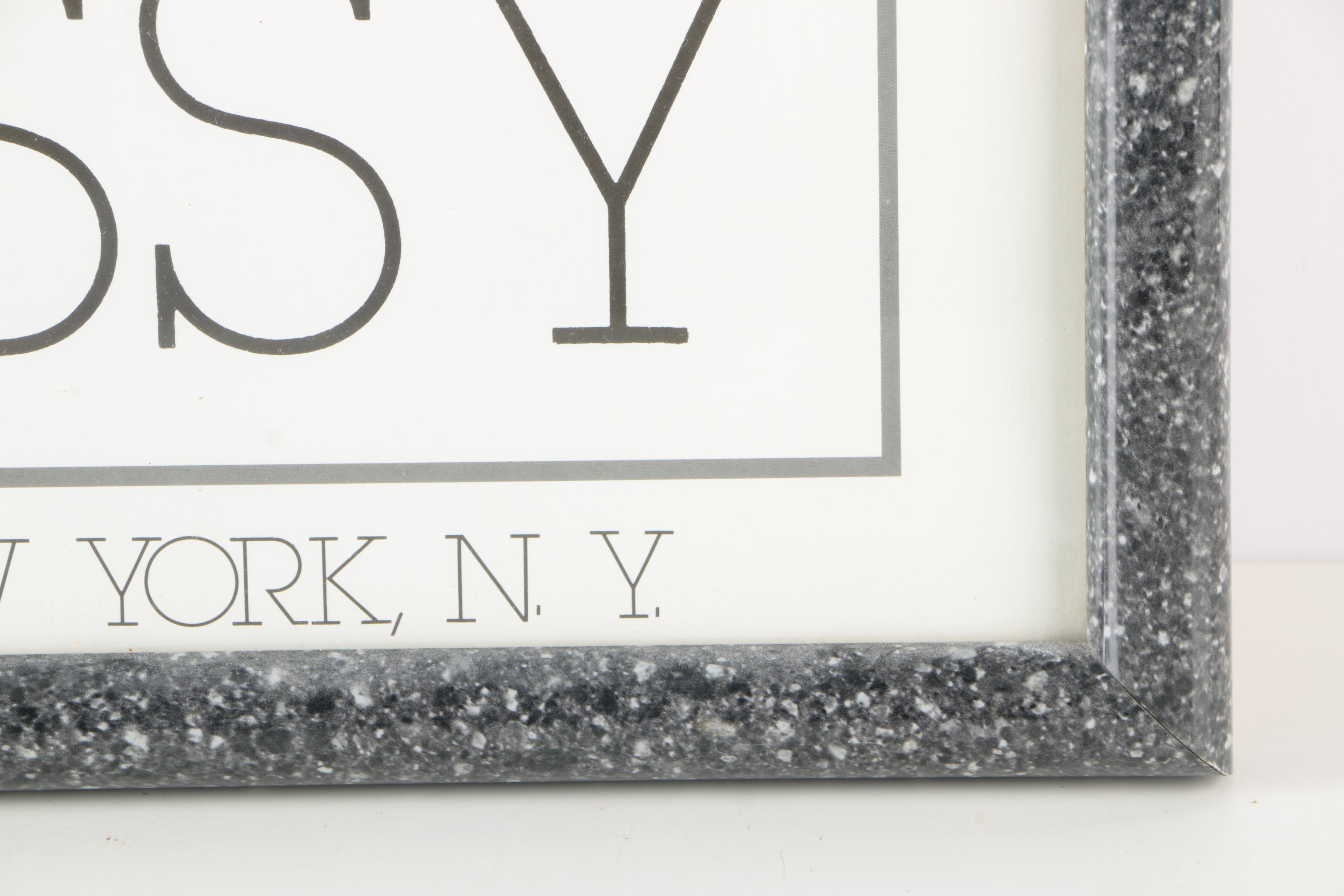 After Karin Székessy Photo Lithograph Poster "Madame Recamier"