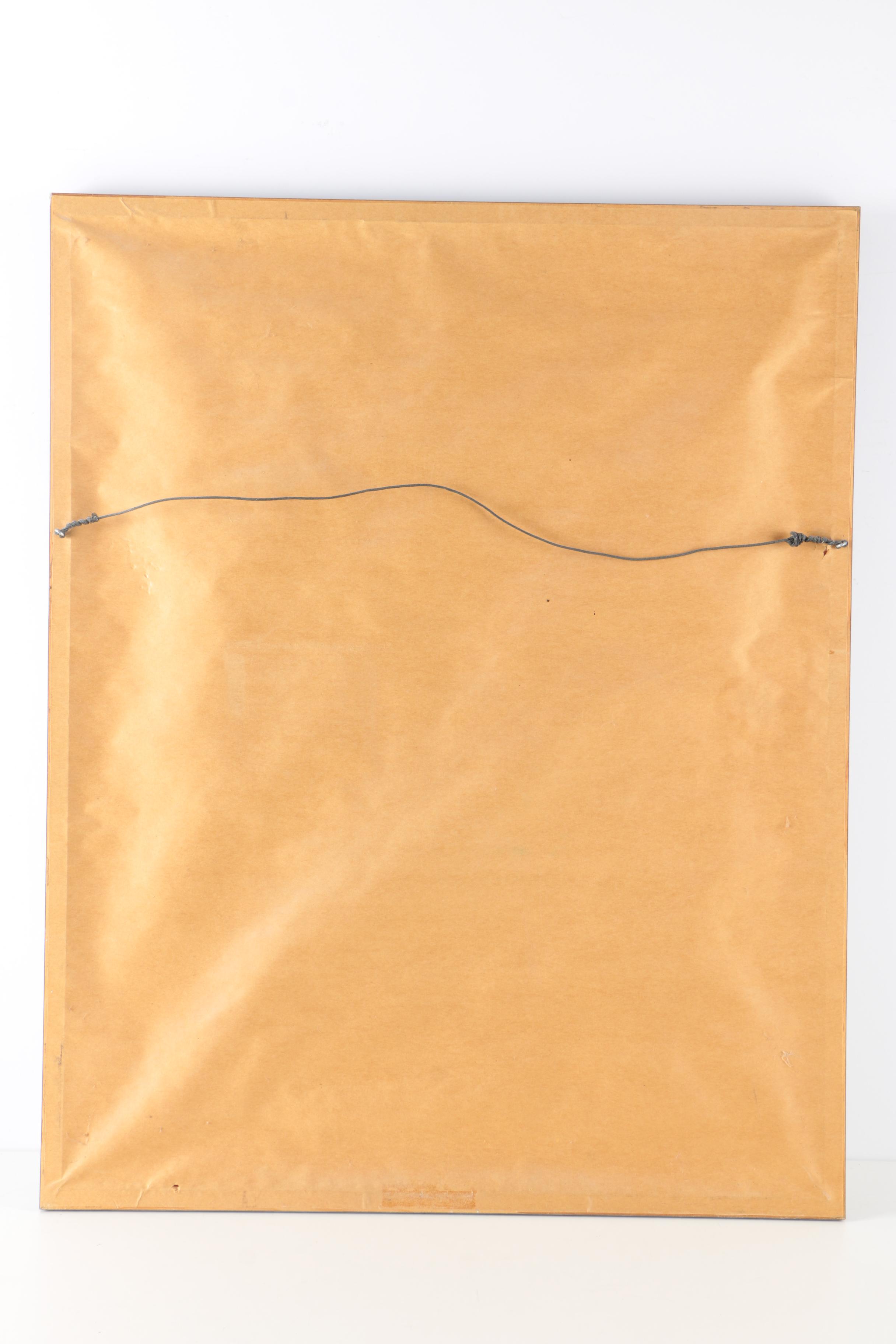 After Karin Székessy Photo Lithograph Poster "Madame Recamier"