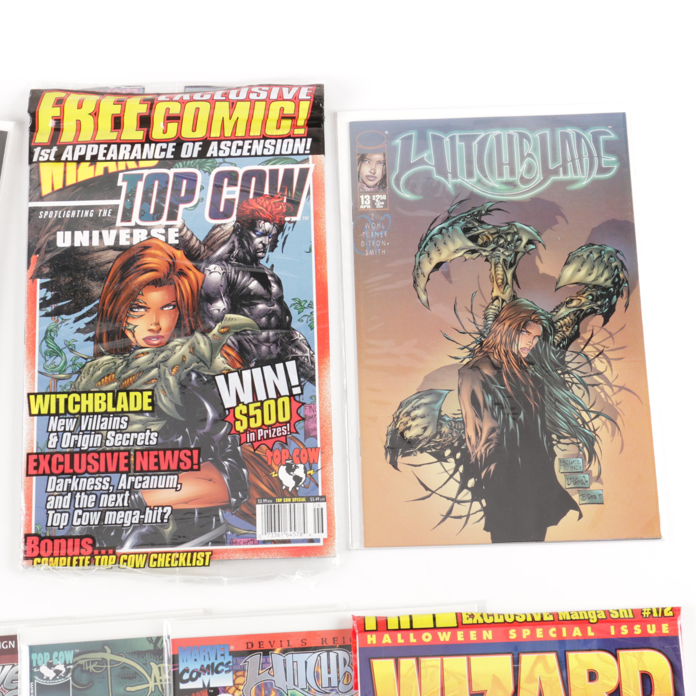 Assorted "Witchblade" Comics and Comic Magazines