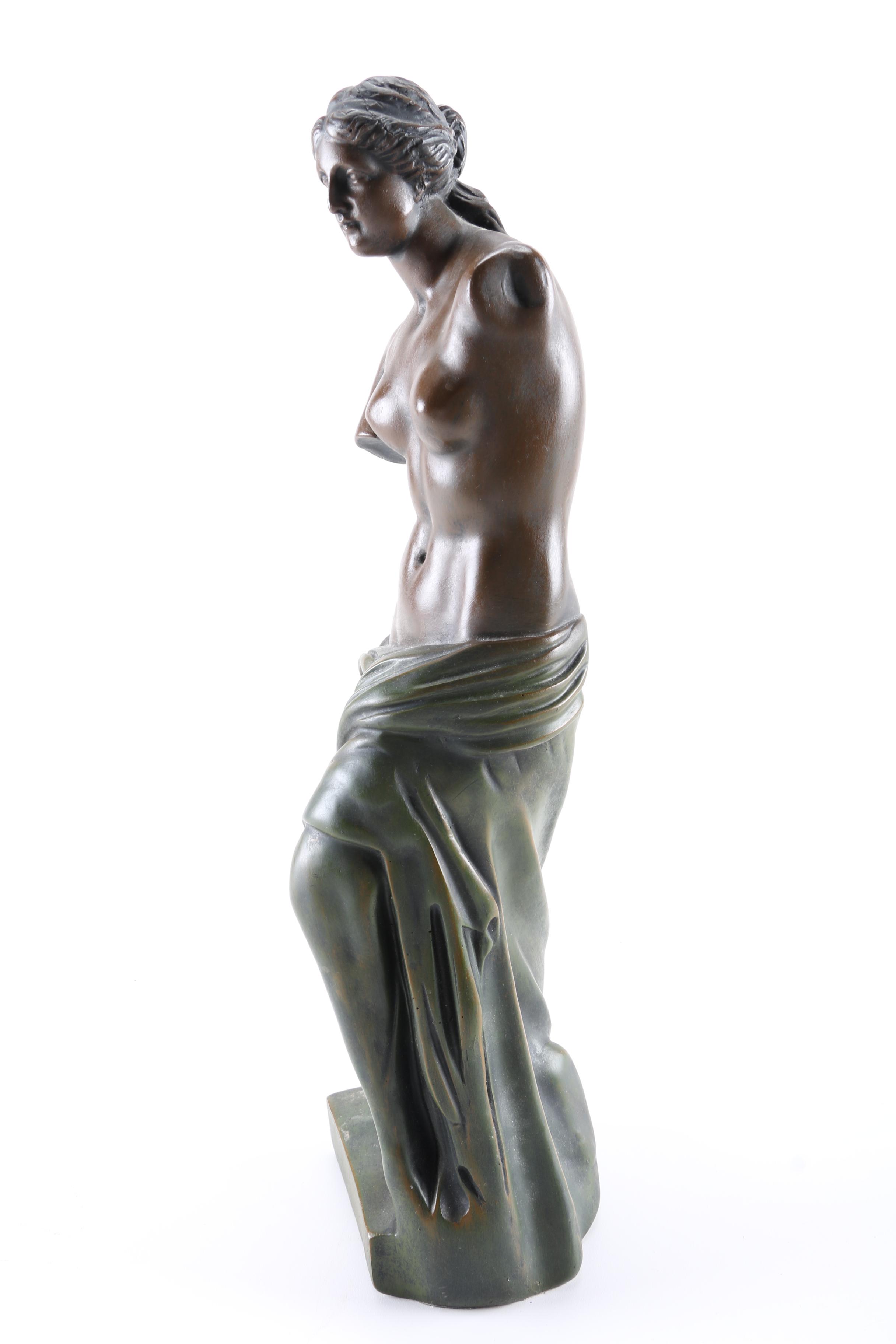 Wooden Venus de Milo Statue