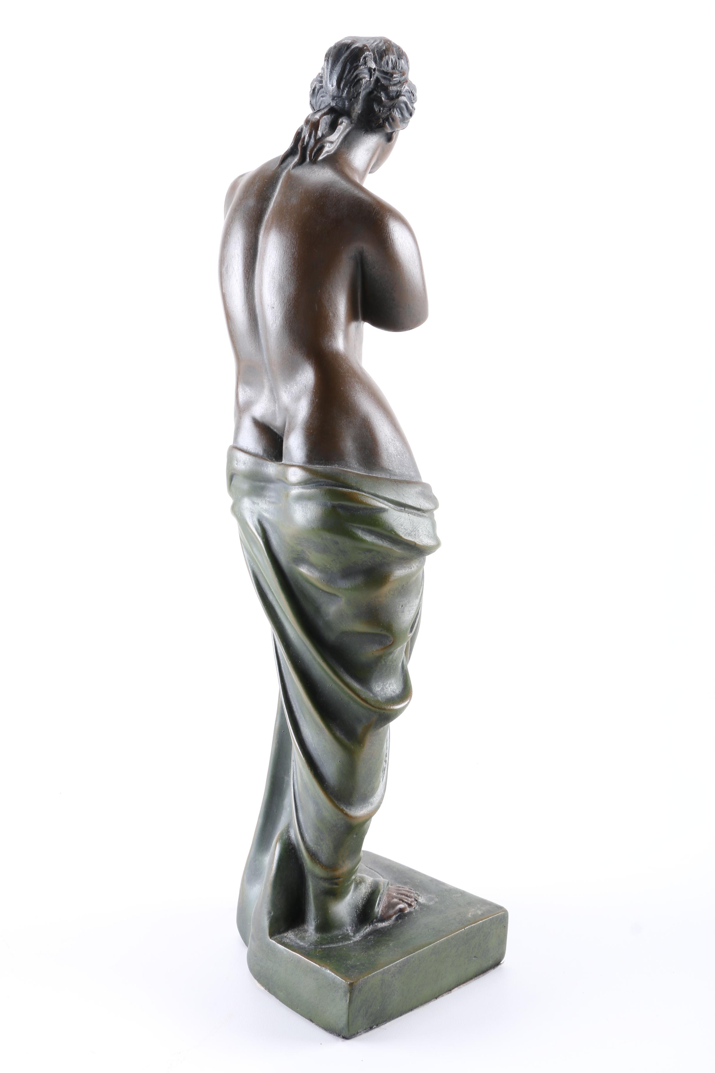 Wooden Venus de Milo Statue